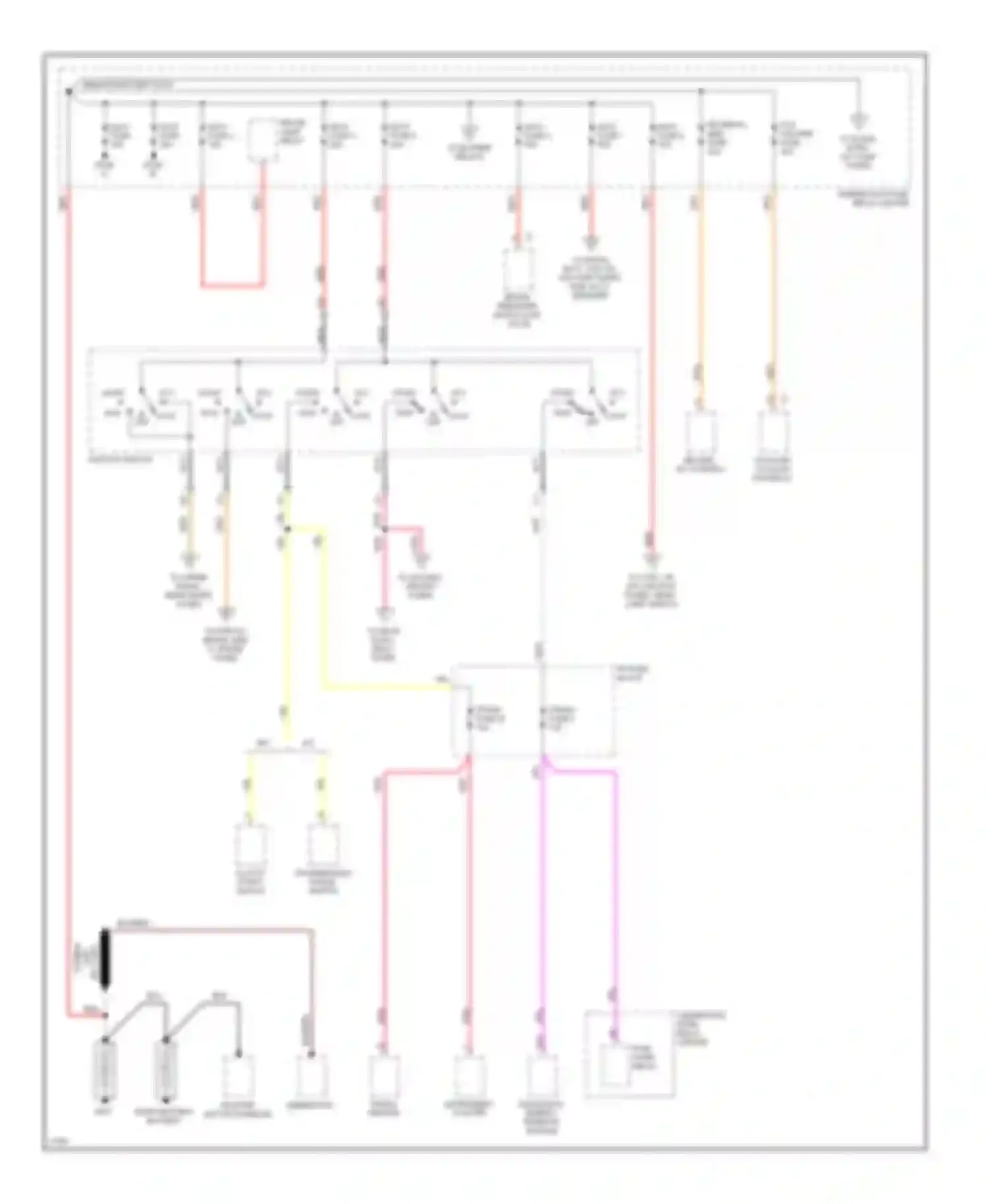Pickup C3500 GMC  (1985-2000): Power distribution circuit, diesel (1 of 6)