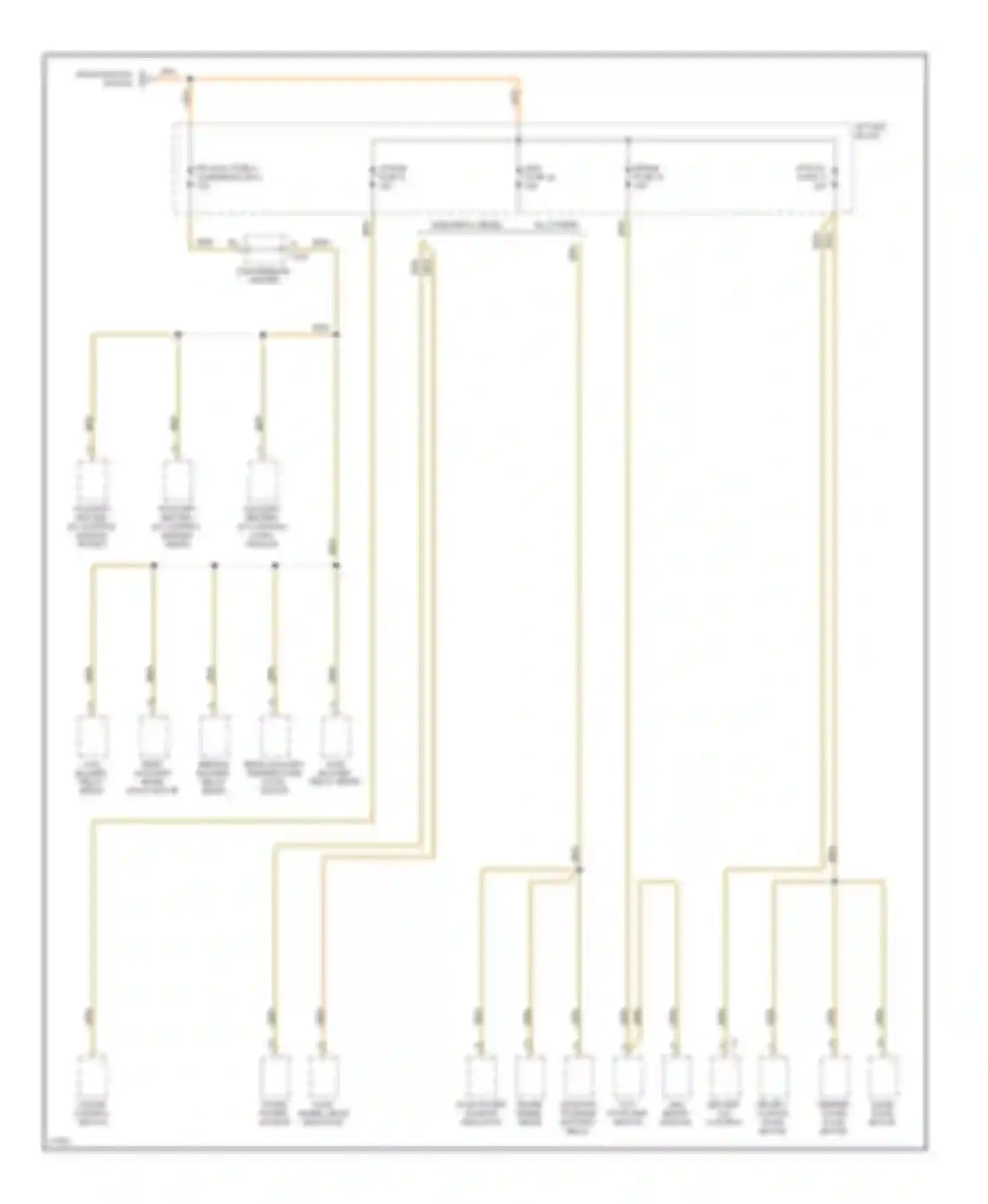 Pickup C3500 GMC  (1985-2000): Power distribution circuit, diesel (5 of 6)