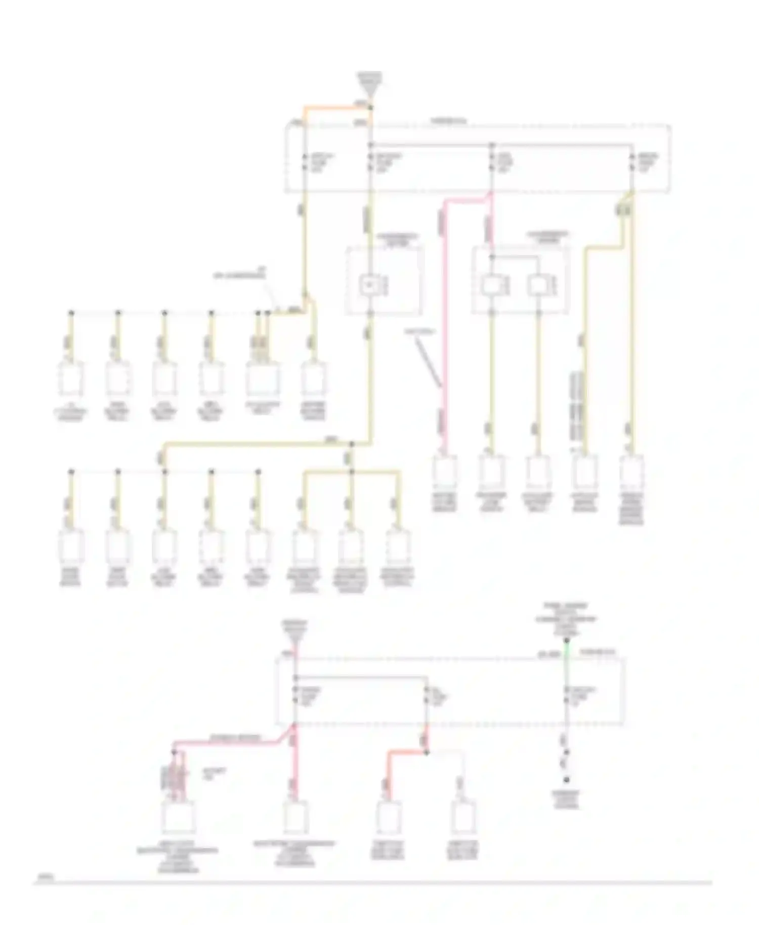 Pickup C3500 GMC  (1985-2000): Power distribution circuit, gasoline (3 of 4)