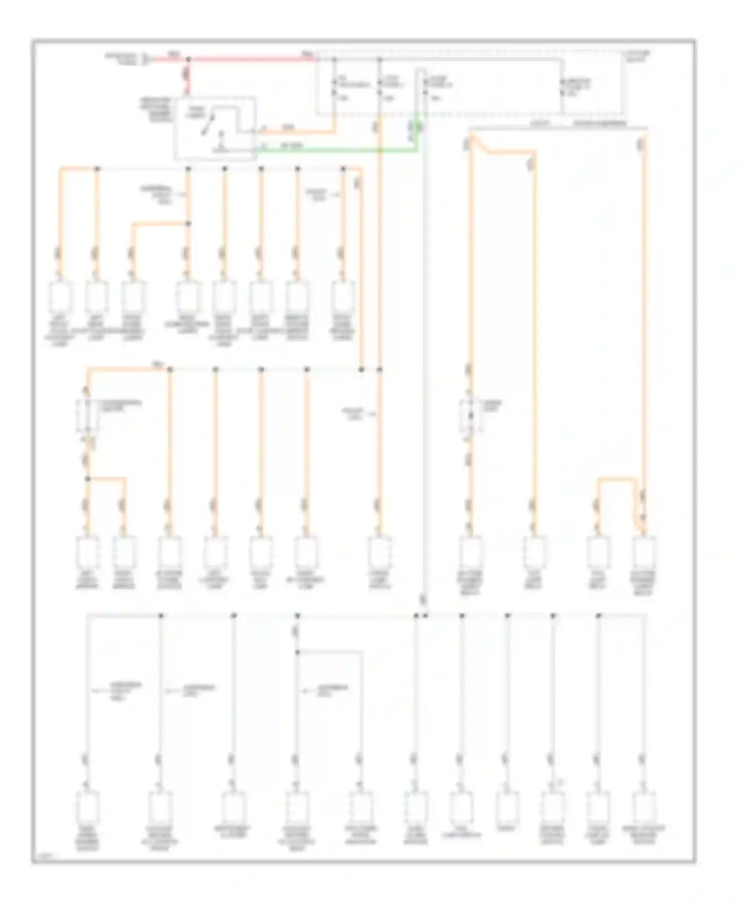 Pickup C3500 GMC  (1985-2000): Power distribution circuit, gasoline (4 of 6)