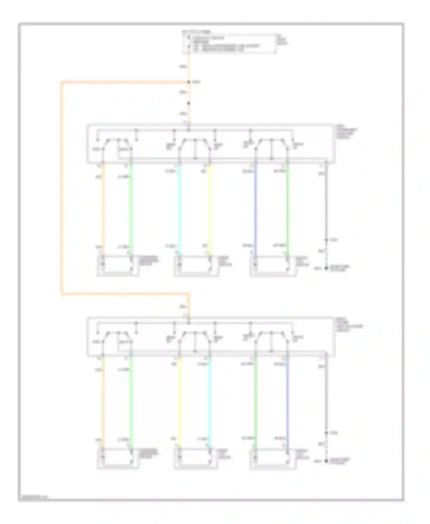 Pickup C3500 GMC  (1985-2000): 6-way power seat circuit