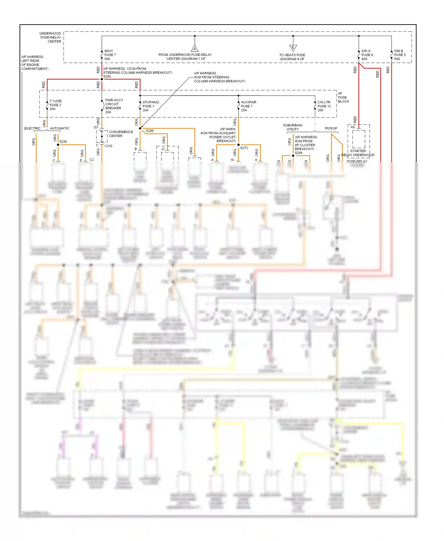 GMC Pickup K1500  (1985-1999) automatic transfer case control module wiring diagram  (1 of 3)