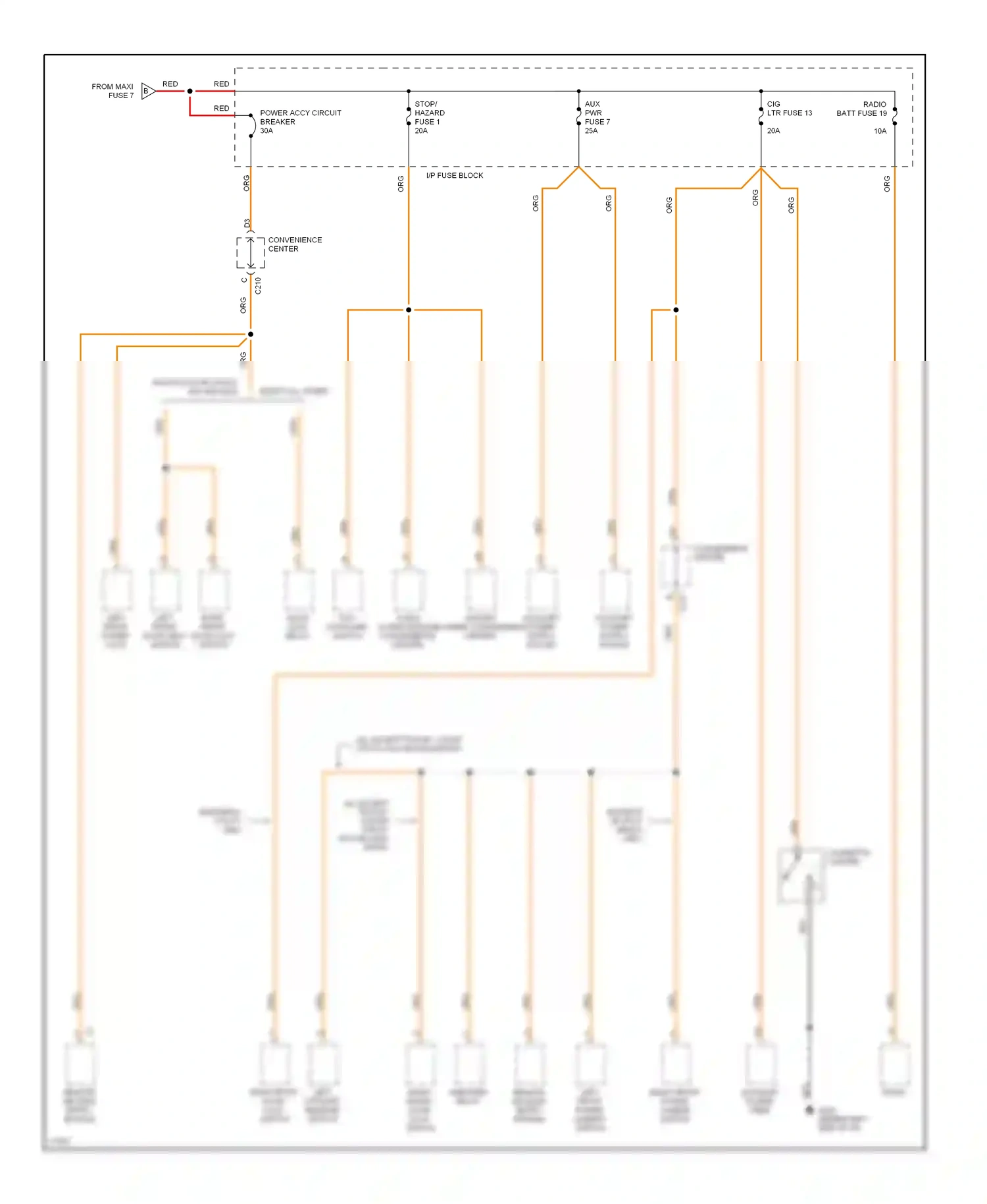 GMC Pickup K2500  (1985-2000) remote keyless entry module wiring diagram  (1 of 3)