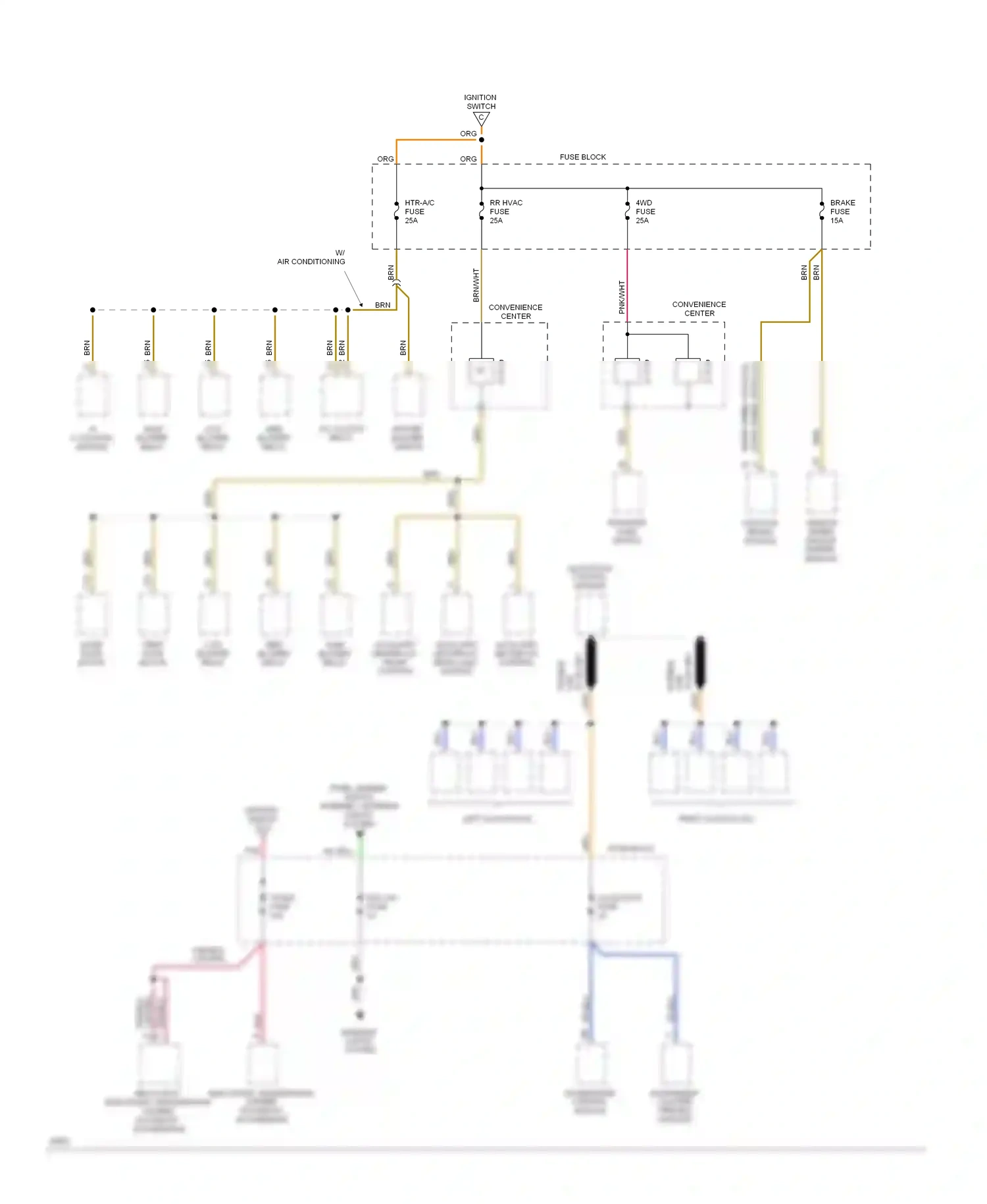 GMC Pickup K3500  (1985-2000) a/c control module wiring diagram  (1 of 2)