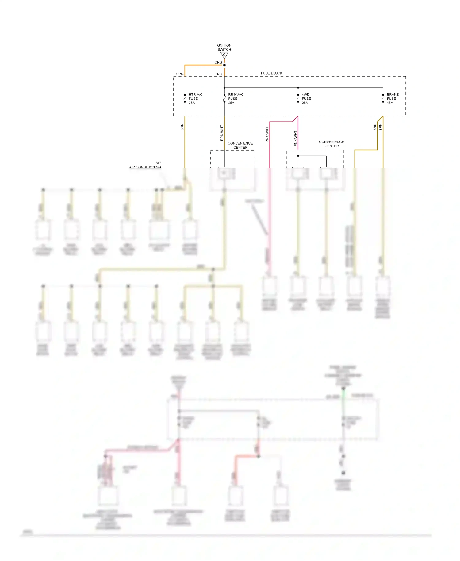 GMC Pickup K3500  (1985-2000) a/c control module wiring diagram  (2 of 2)