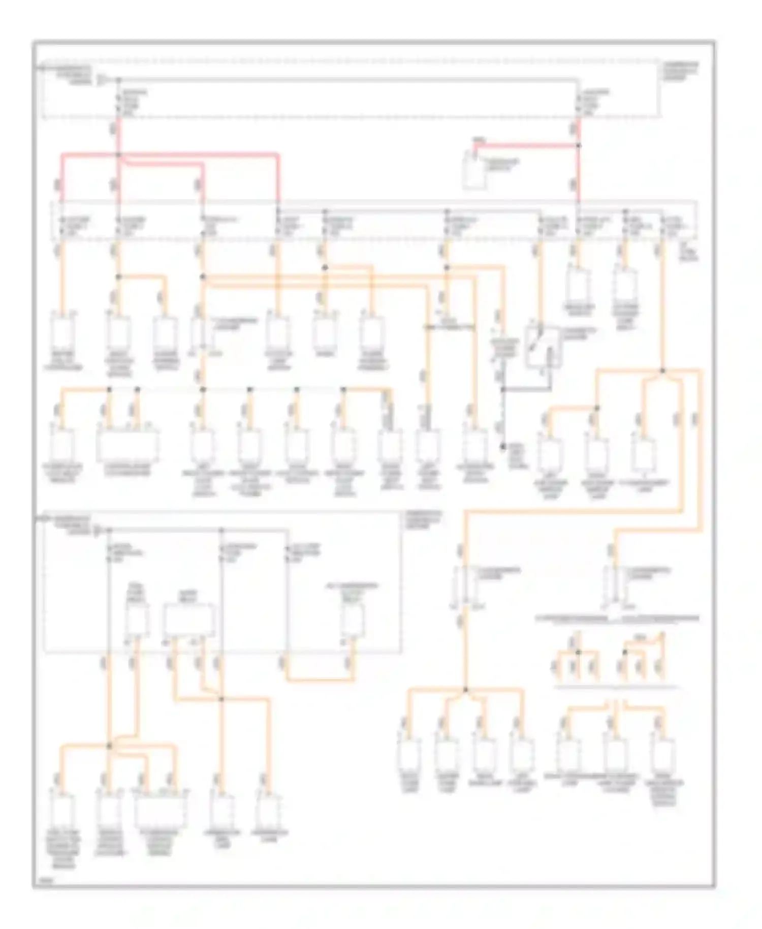 Rally Camper Special G3500 GMC  (1985-1996): Power distribution circuit (2 of 4)