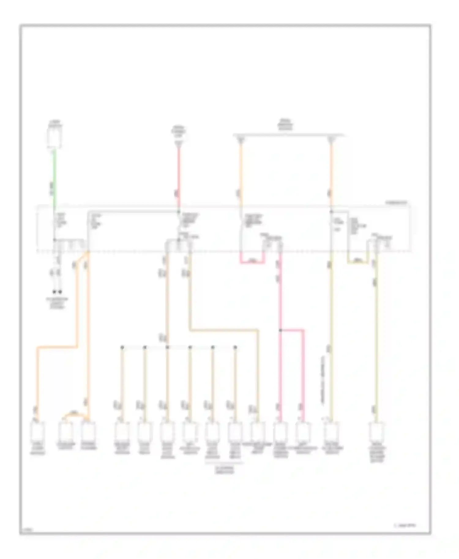 Rally Camper Special G3500 GMC  (1985-1996): Power distribution circuit, gasoline (2 of 4)