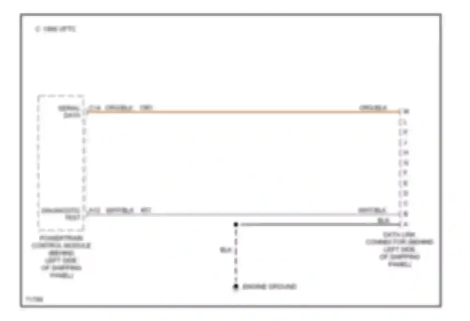 Rally G3500 GMC  (1985-1996): 6.5l (vin f), data link connector circuit