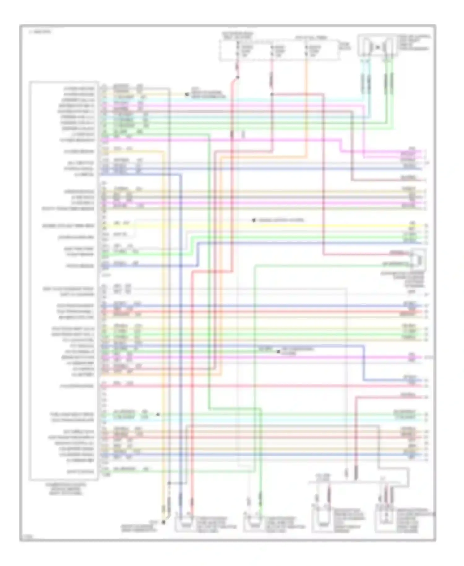 Rally G3500 GMC  (1985-1996): Wiring diagram engine performance 4.3l (vin z)s, 4l60-e a/t (1 of
3)