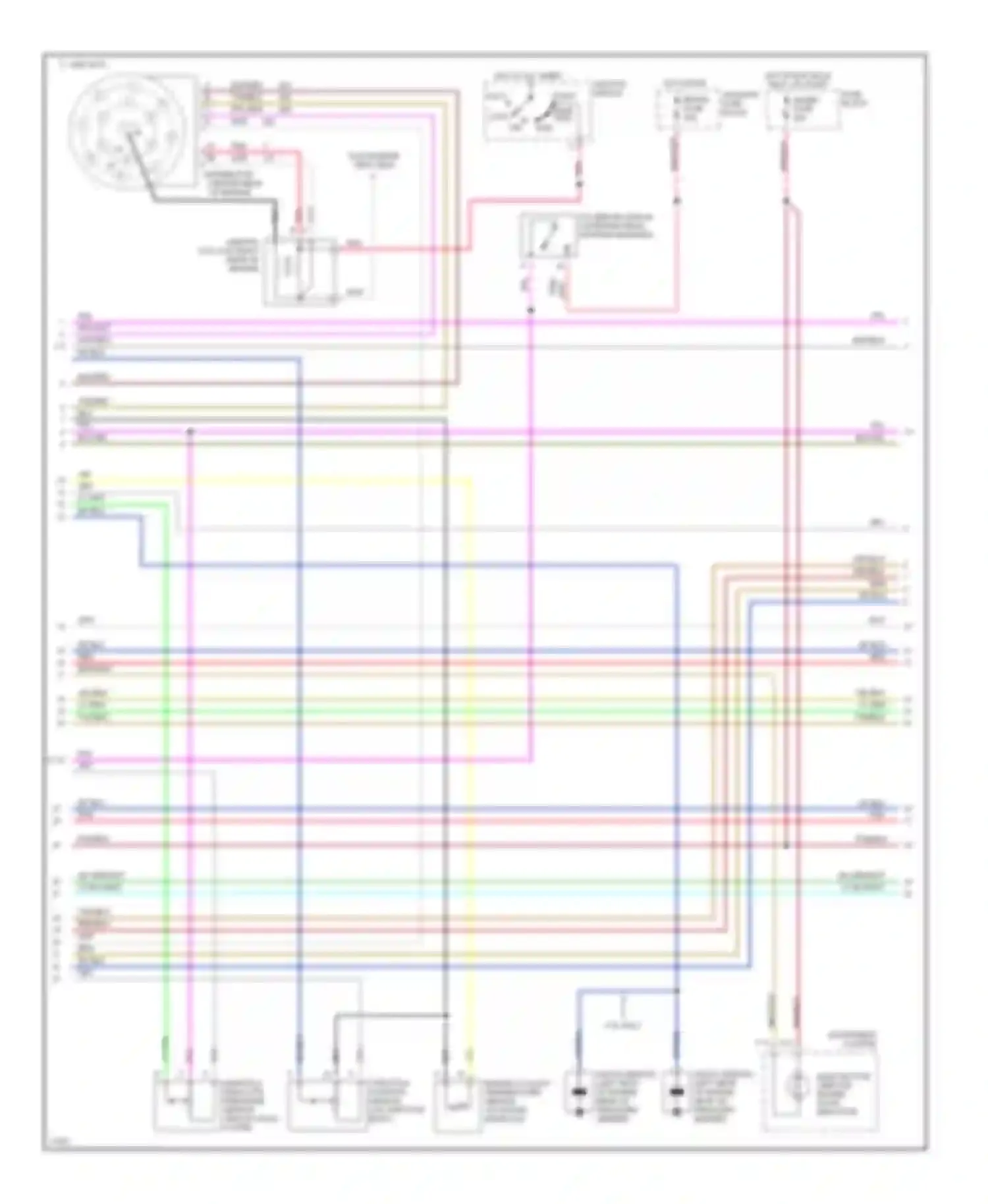 Rally G3500 GMC  (1985-1996): Wiring diagram engine performance 4.3l (vin z)s, 4l60-e a/t (2 of
3)