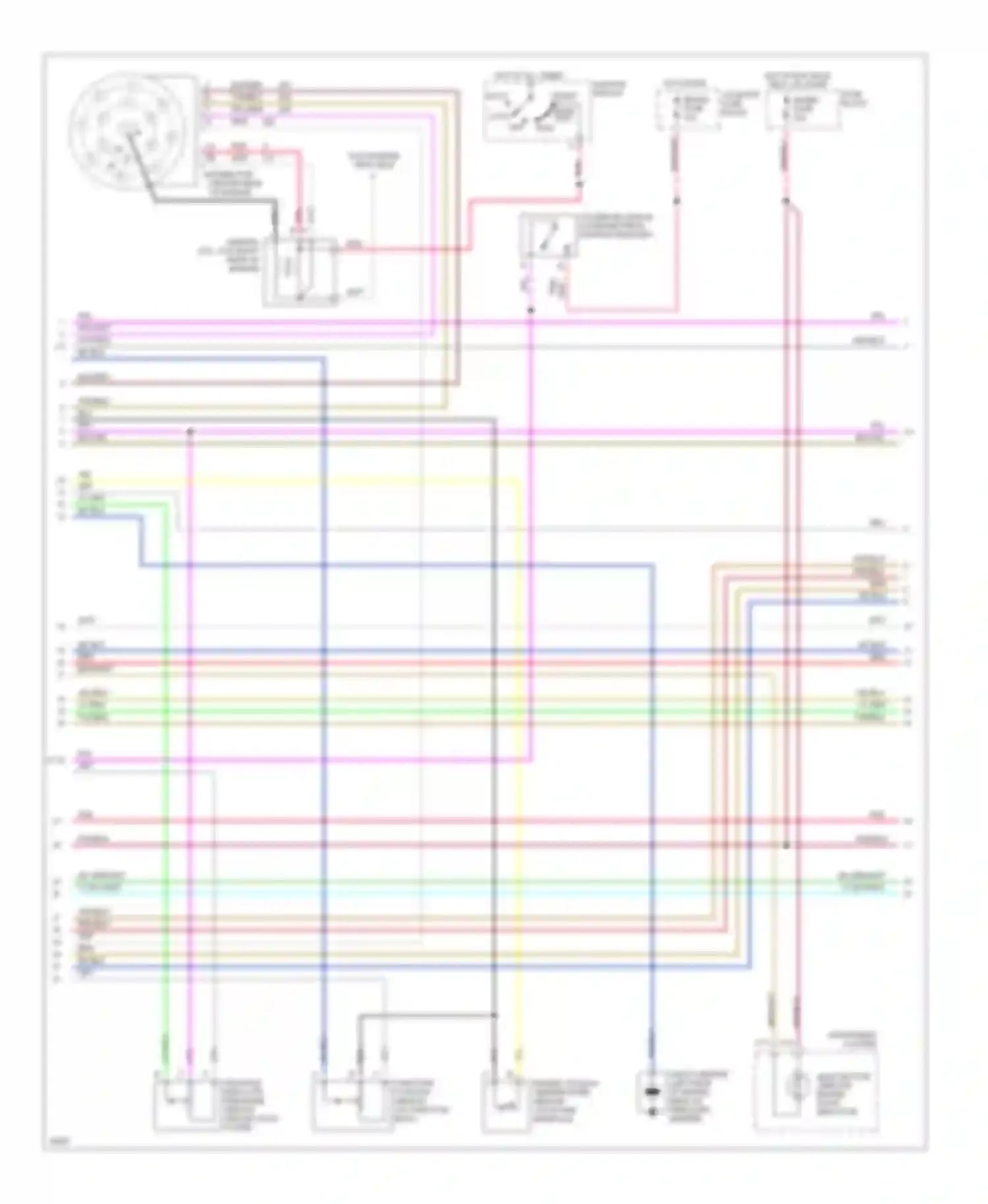 Rally G3500 GMC  (1985-1996): Wiring diagram engine performance 5.7l (vin k)s, 4l60e a/t (2 of 3)