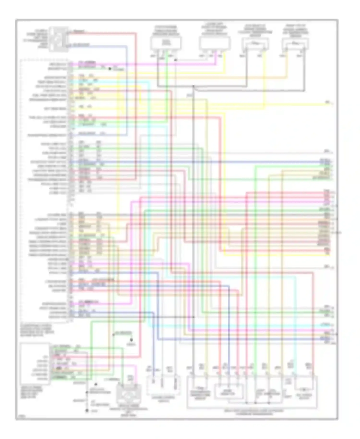 Rally G3500 GMC  (1985-1996): Wiring diagram engine performance 6.5l (vin f)s (1 of 4)
