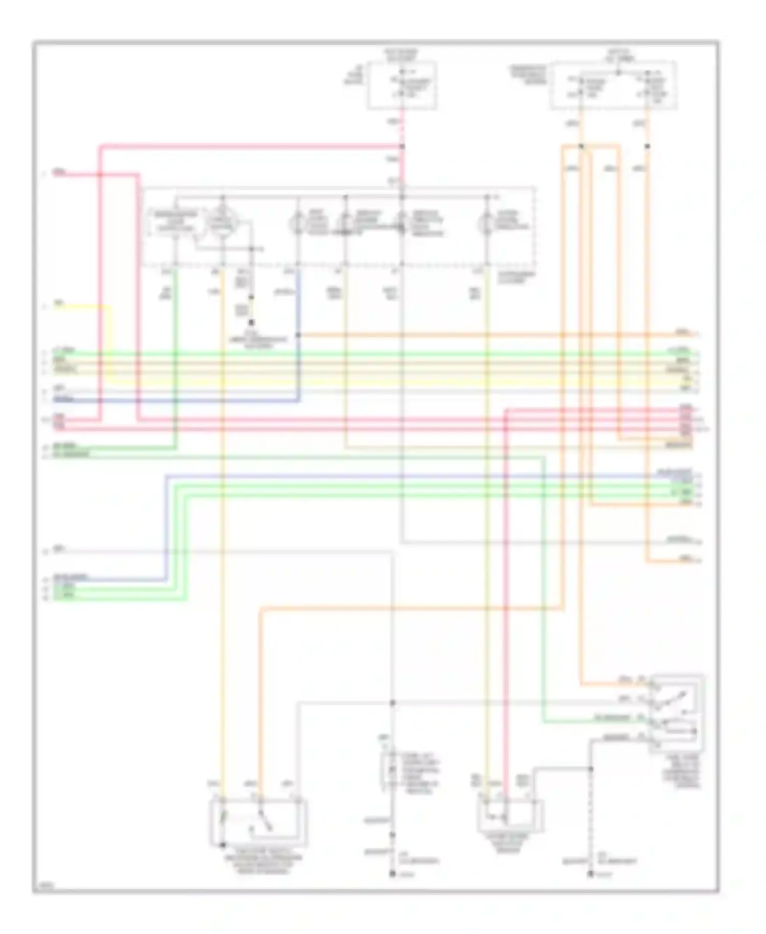 Rally G3500 GMC  (1985-1996): Wiring diagram engine performance 6.5l (vin f)s (3 of 4)