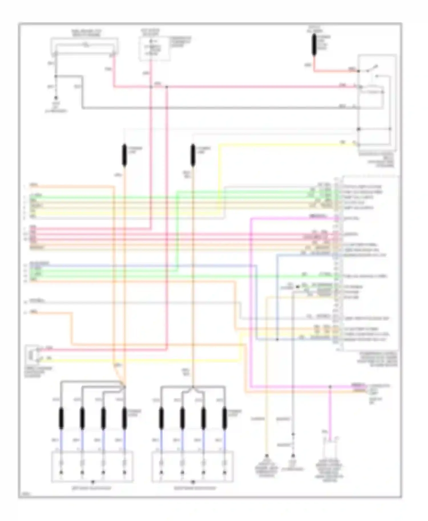 Rally G3500 GMC  (1985-1996): Wiring diagram engine performance 6.5l (vin f)s (4 of 4)
