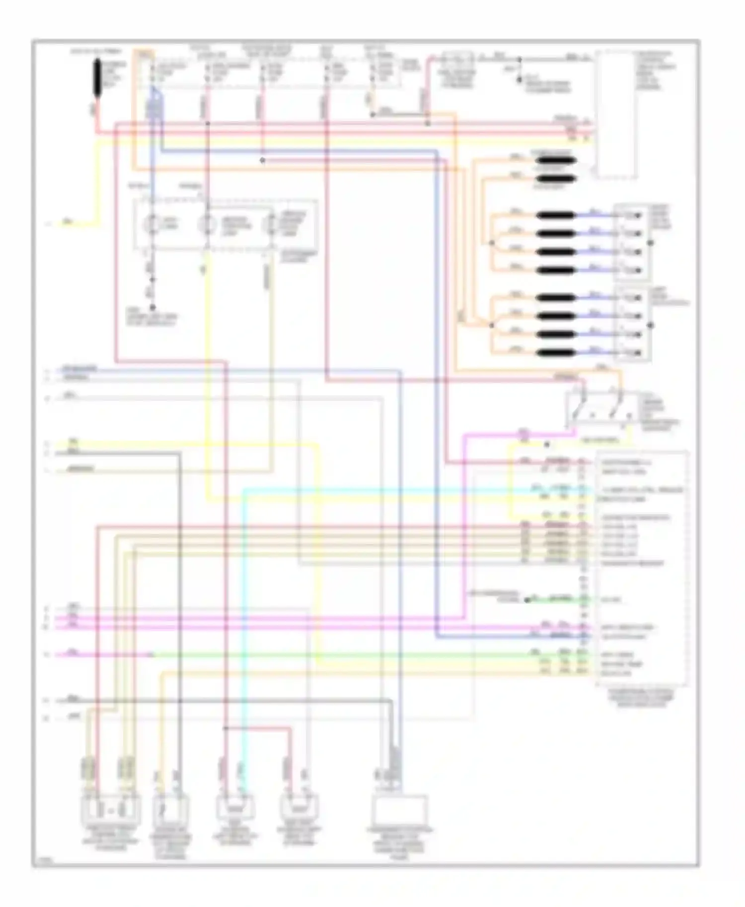 Rally G3500 GMC  (1985-1996): Wiring diagram engine performance 6.5l (vin p)s (2 of 2)