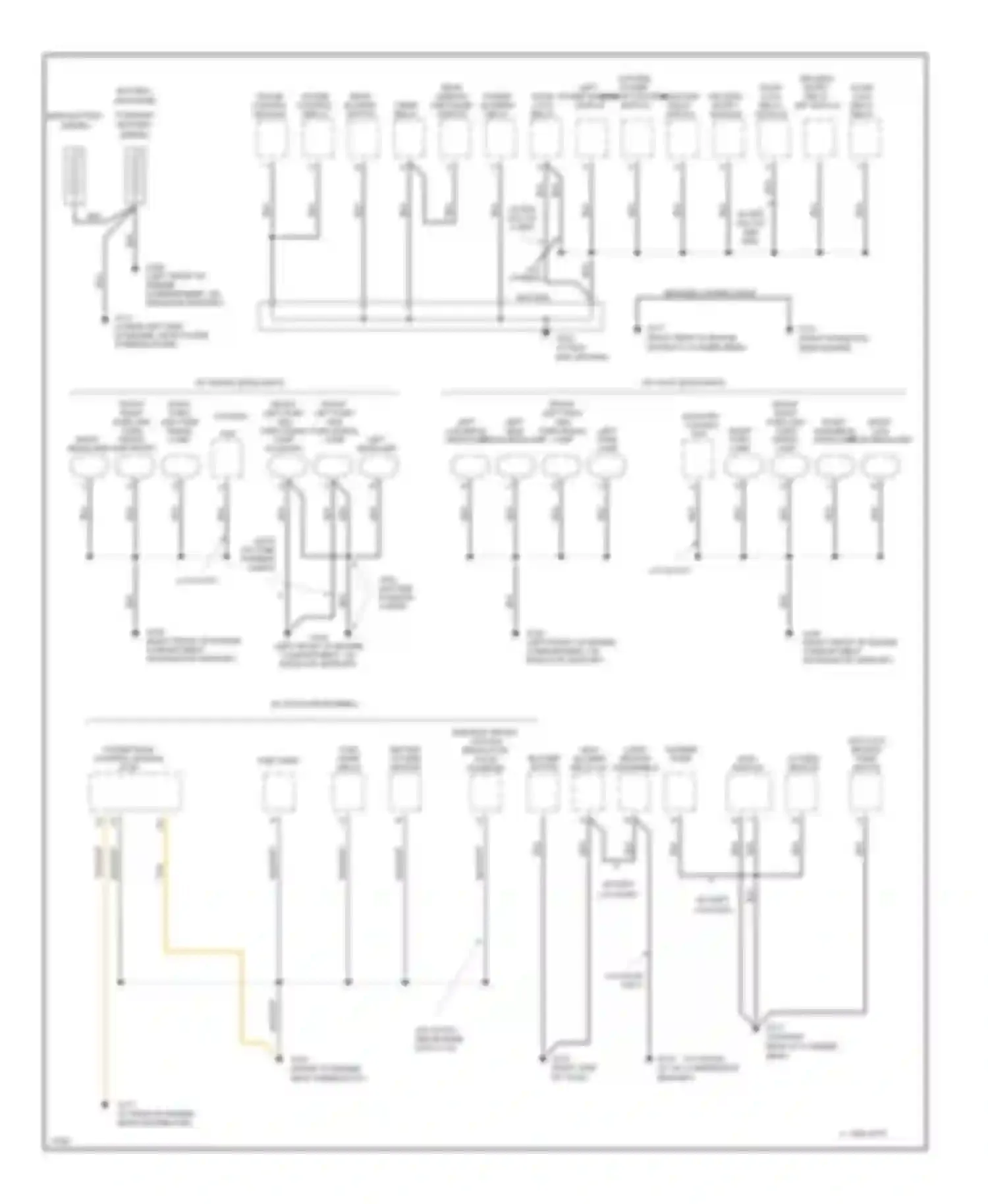 Rally G3500 GMC  (1985-1996): Ground distribution circuit (1 of 2)