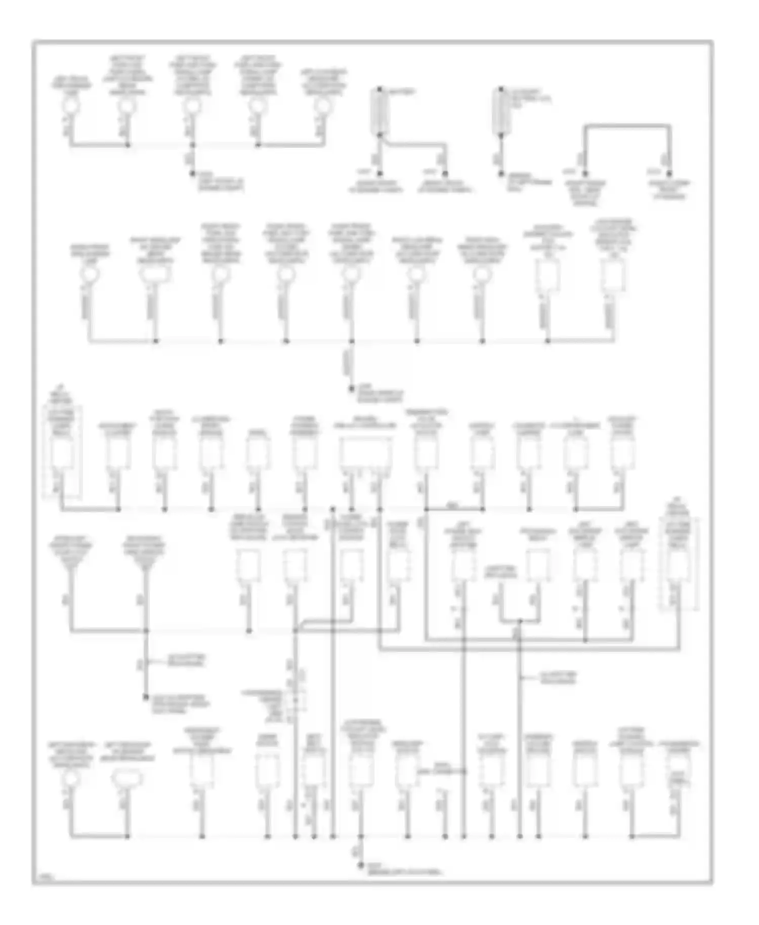 Rally G3500 GMC  (1985-1996): Ground distribution circuit (1 of 3)