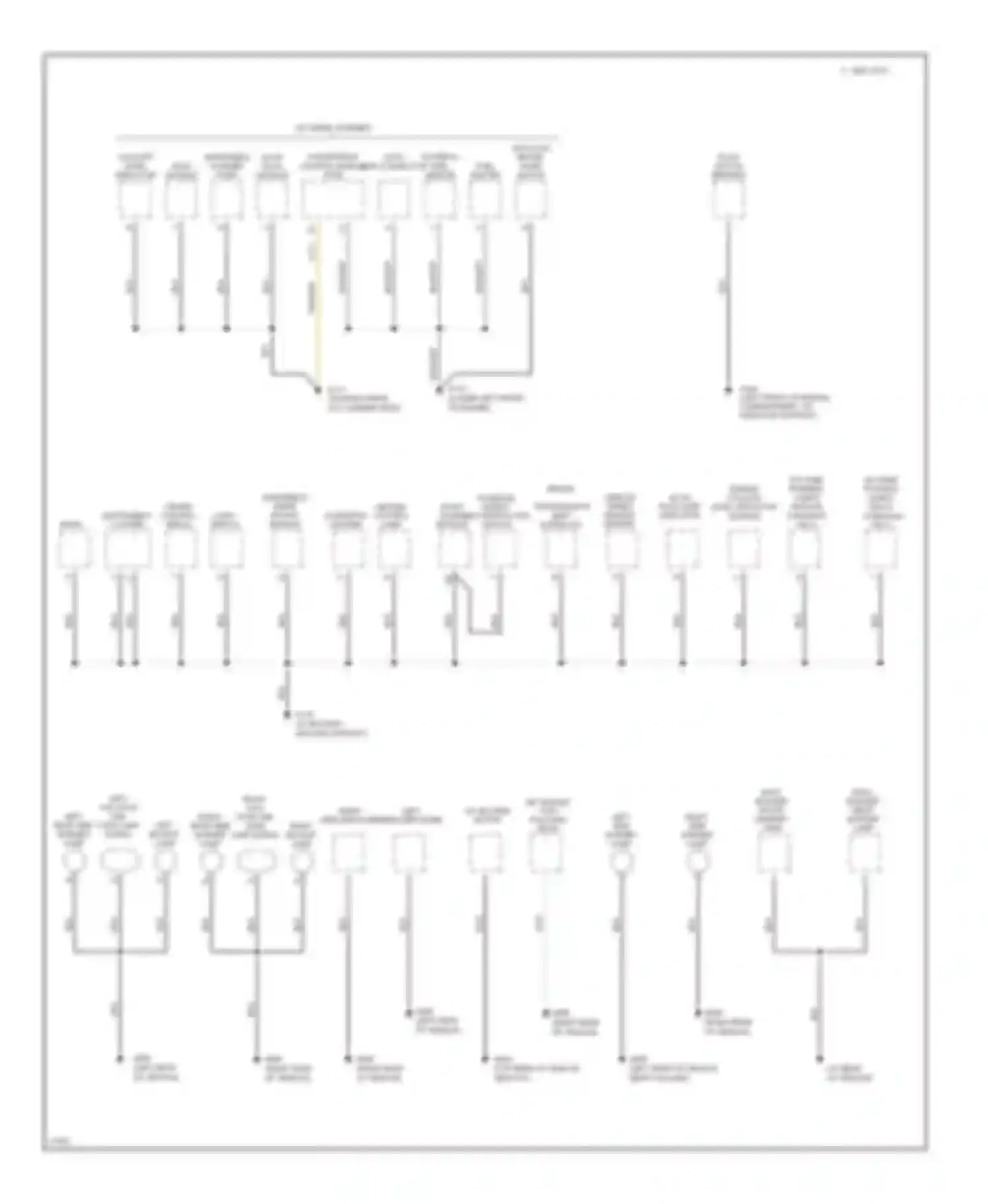 Rally G3500 GMC  (1985-1996): Ground distribution circuit (2 of 2)