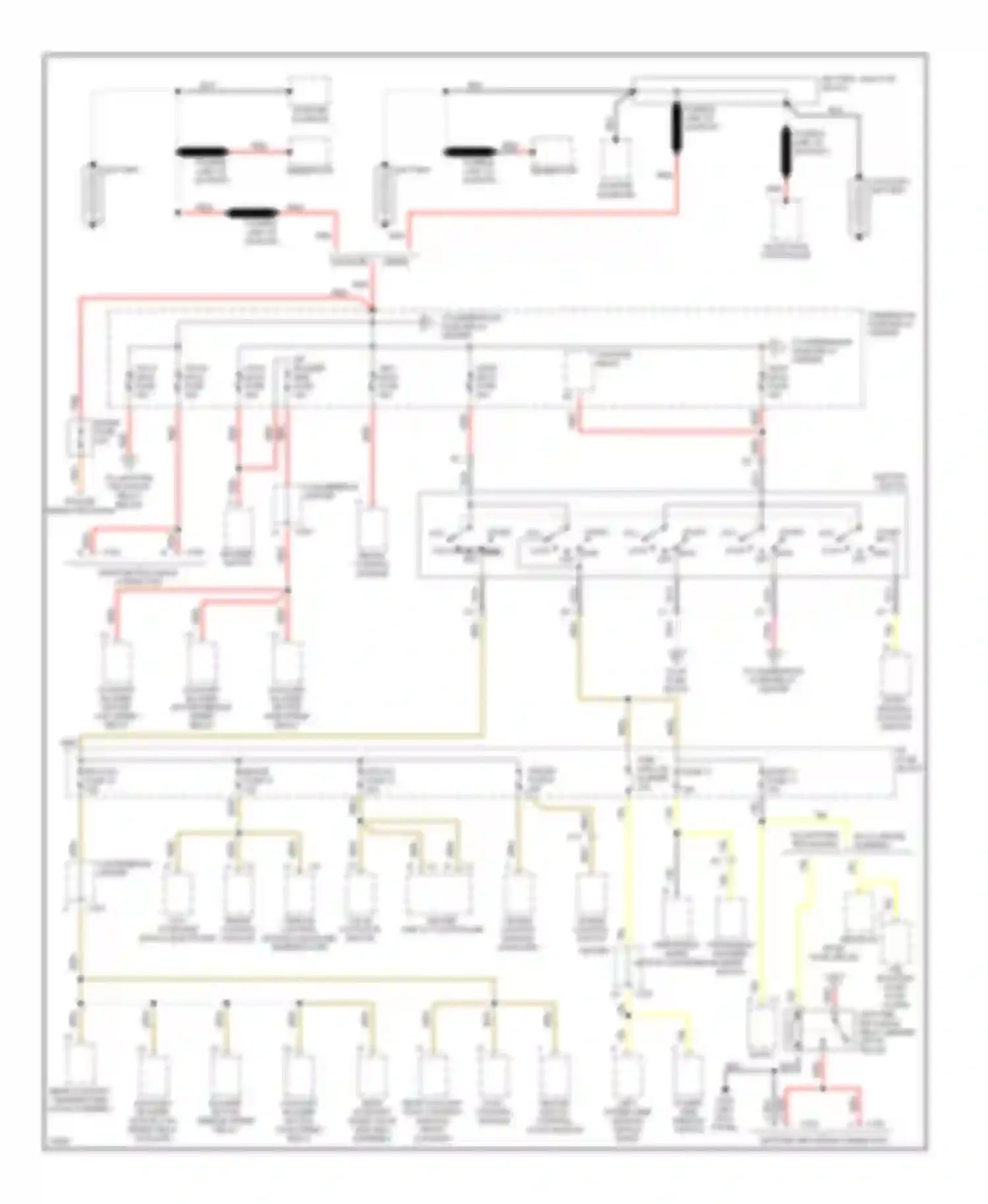 Rally G3500 GMC  (1985-1996): Power distribution circuit (1 of 4)