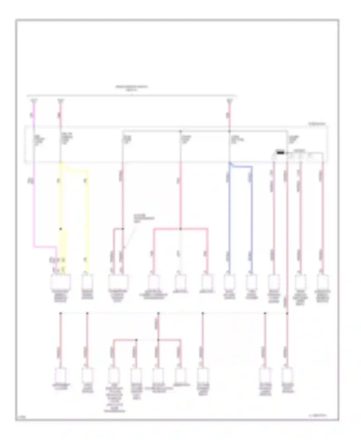 Rally G3500 GMC  (1985-1996): Power distribution circuit, gasoline (3 of 4)