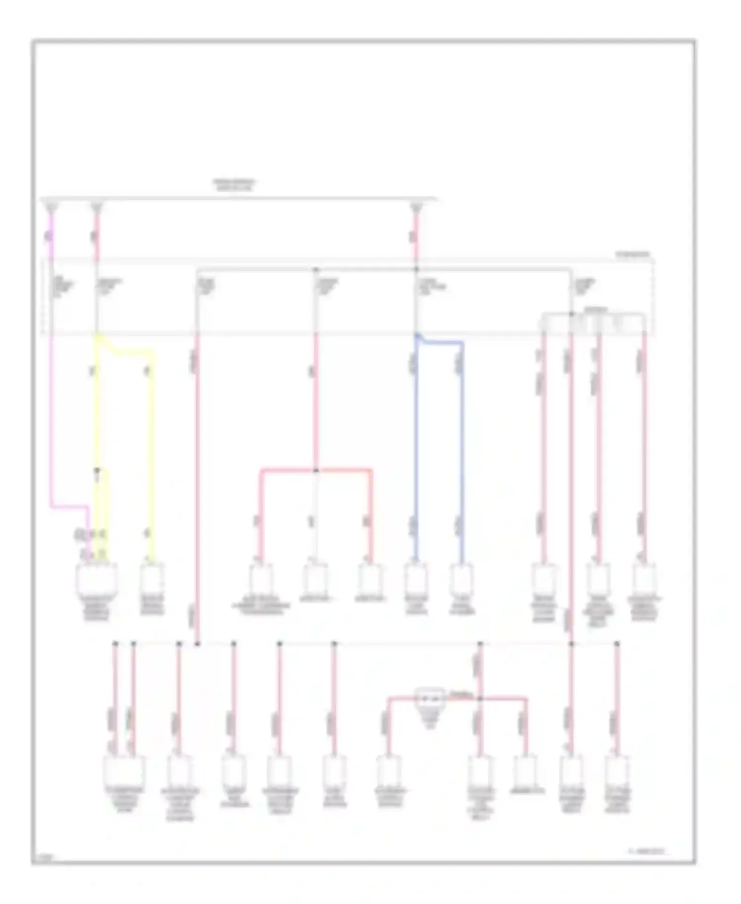 Rally G3500 GMC  (1985-1996): Power distribution circuit, gasoline (4 of 4)
