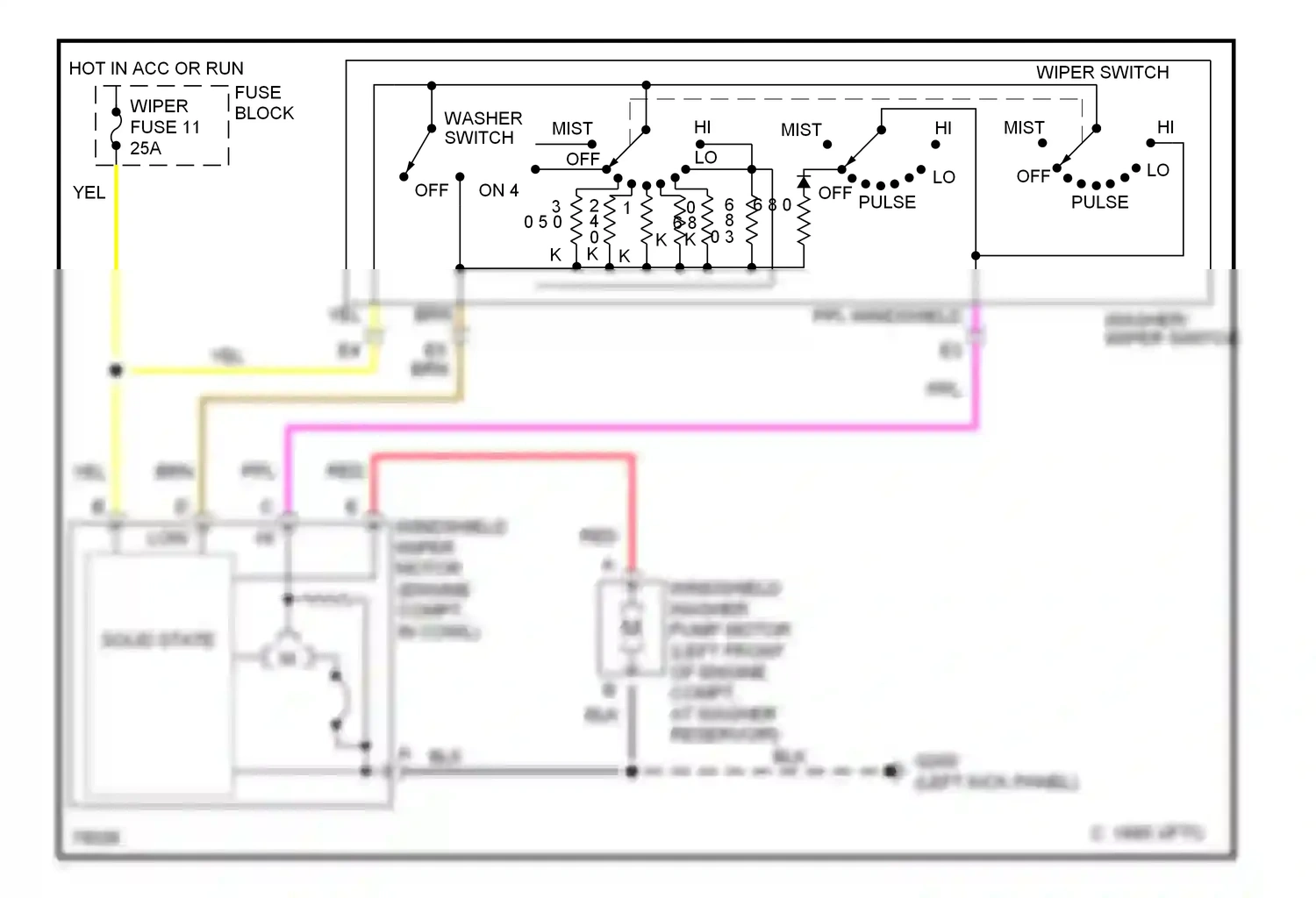 GMC Rally G3500  (1985-1996) solid state wiring diagram  (5 of 8)