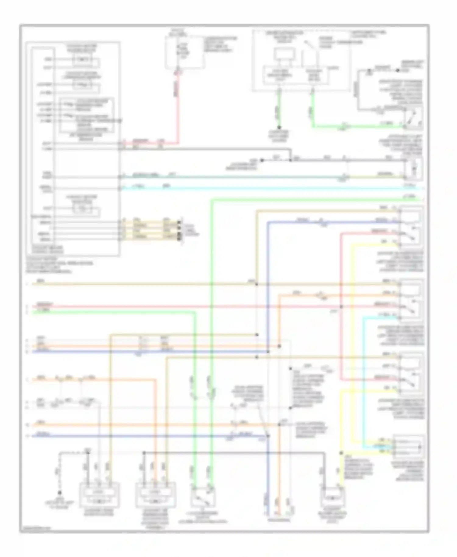 RV Cutaway G3500 GMC  (2012-2013): Manual a/c circuit, passenger van (2 of 3)