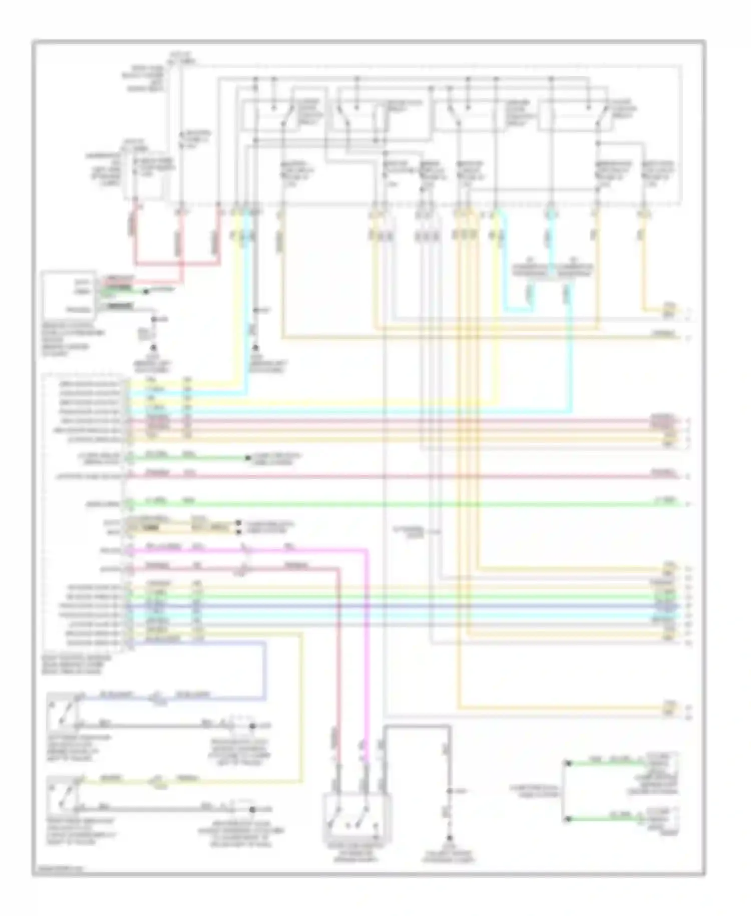 RV Cutaway G3500 GMC  (2012-2013): Forced entry circuit (1 of 2)