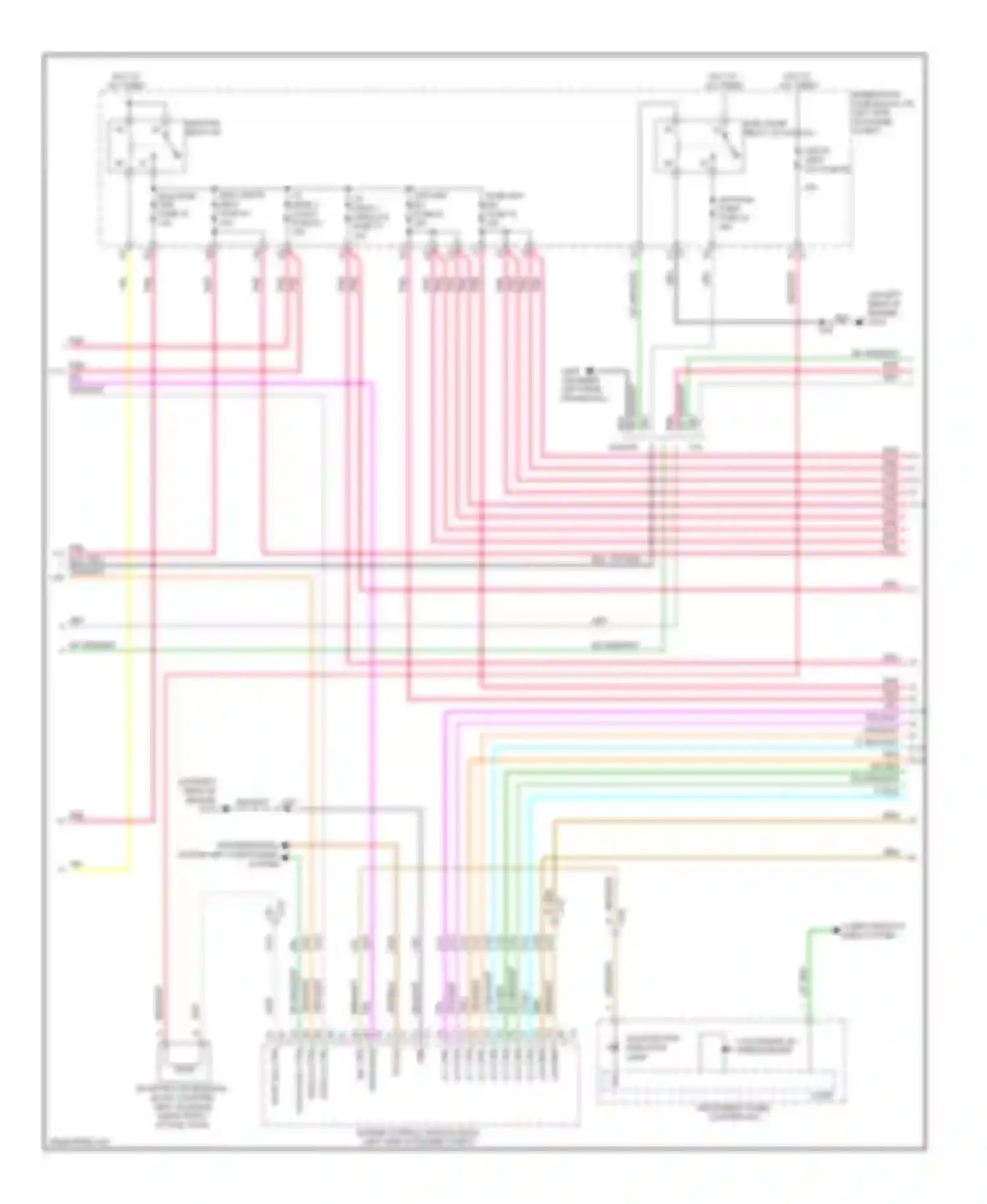 RV Cutaway G3500 GMC  (2012-2013): Wiring diagram engine performance 6.0l vin g (2 of 5)