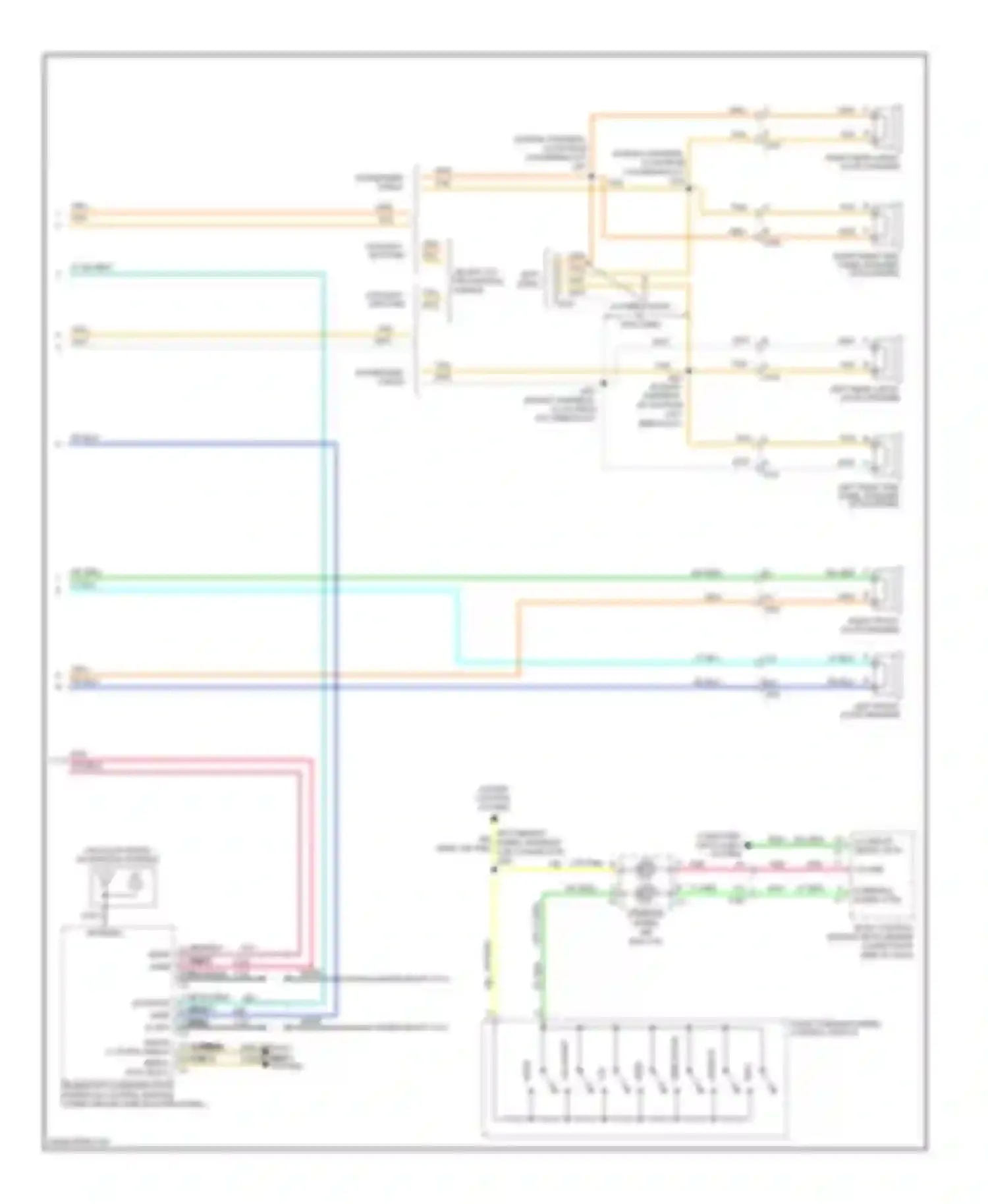 RV Cutaway G3500 GMC  (2012-2013): Navigation circuit, with uys (2 of 2)