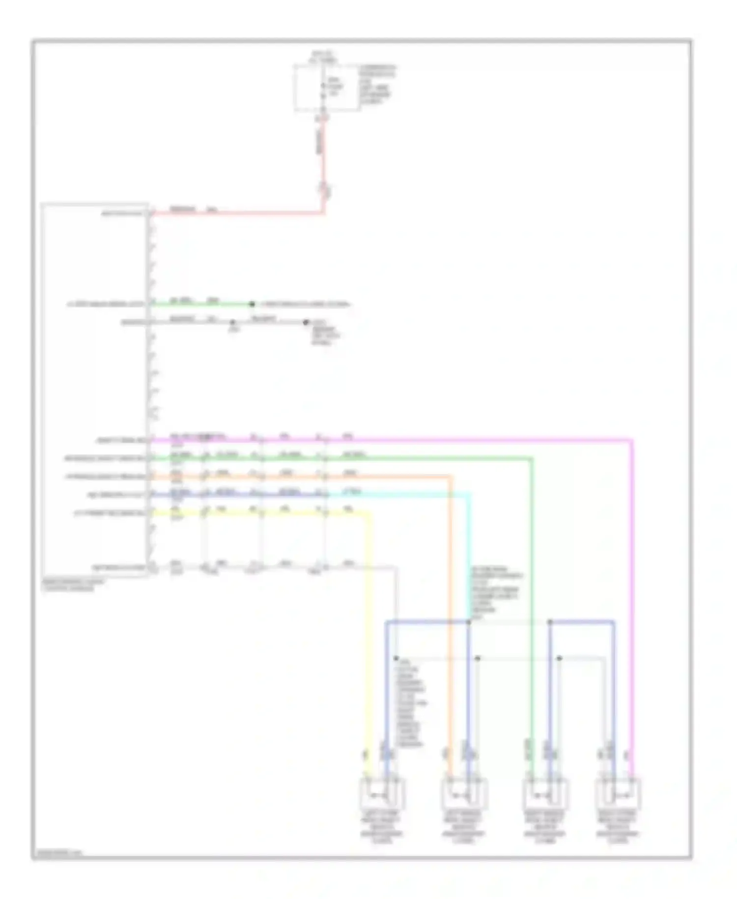 RV Cutaway G3500 GMC  (2012-2013): Parking assistant circuit