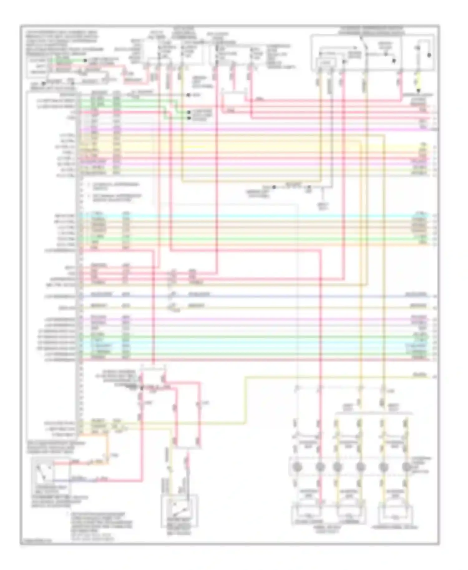 RV Cutaway G3500 GMC  (2012-2013): Supplemental restraints circuit (1 of 2)