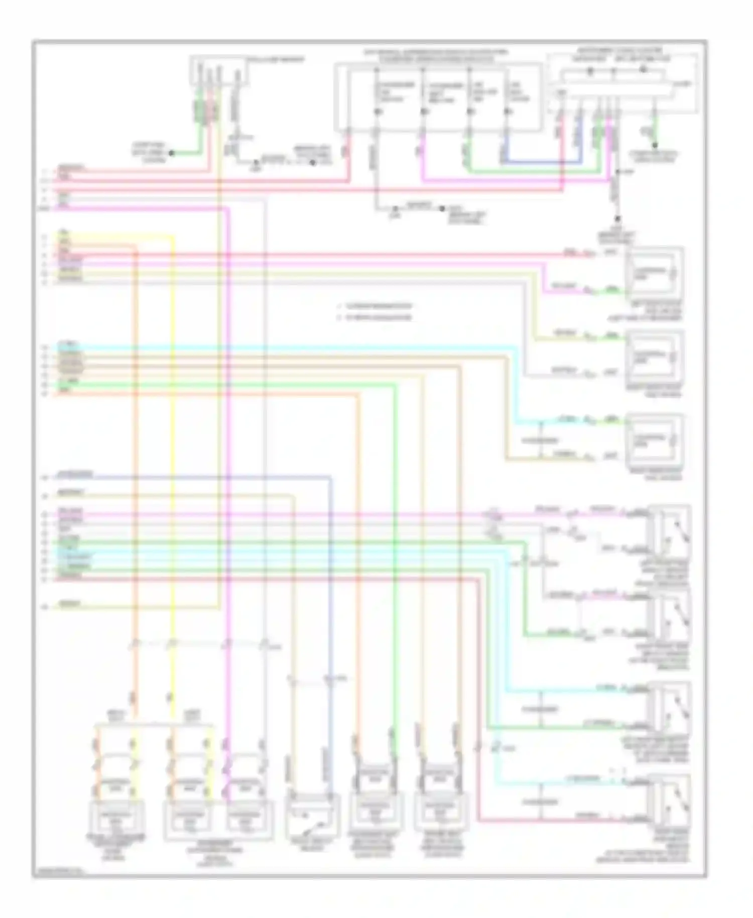RV Cutaway G3500 GMC  (2012-2013): Supplemental restraints circuit (2 of 2)