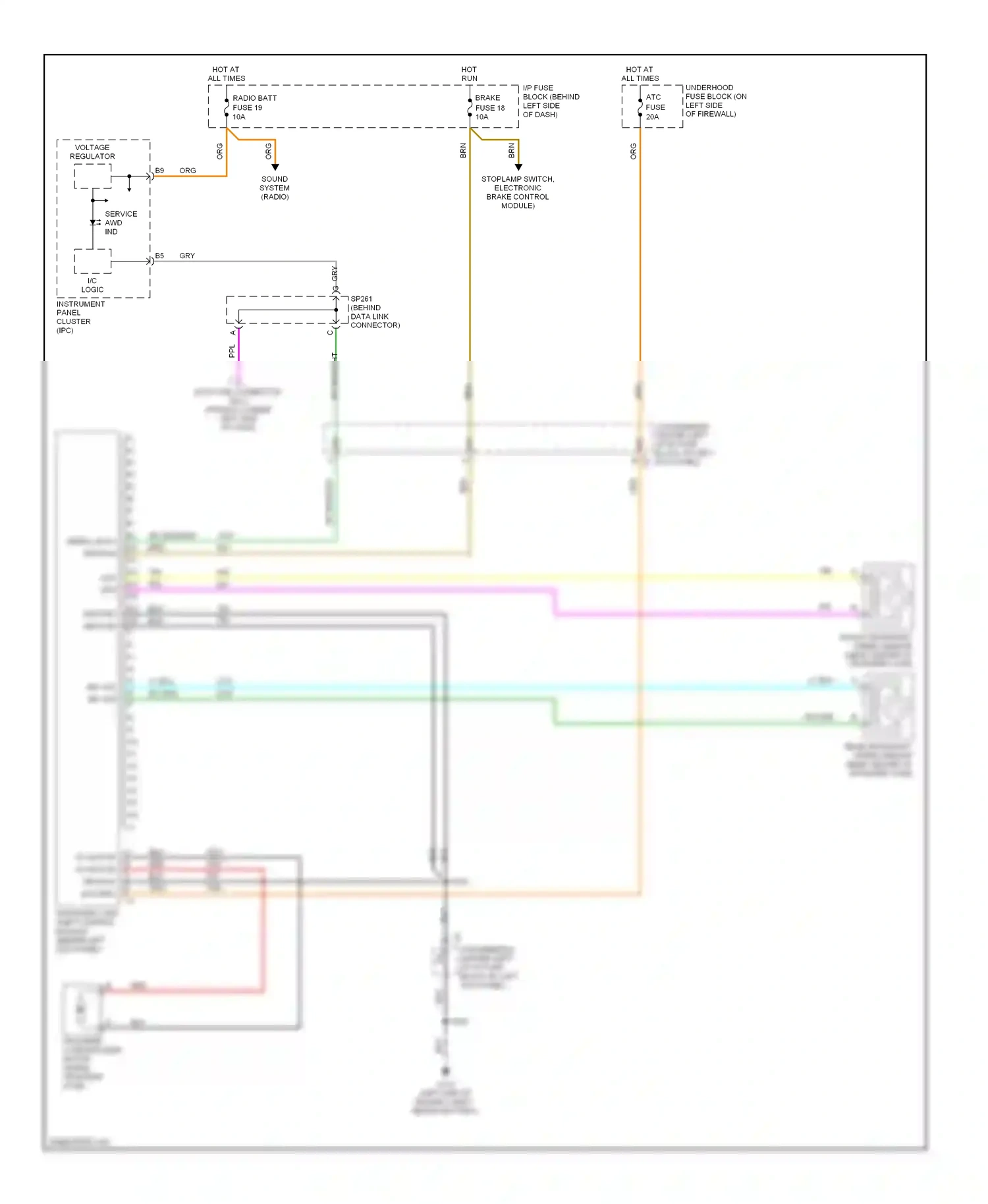 GMC Safari II (1994-2005) transfer case encoder motor (inside transfer case) wiring diagram  (1 of 1)