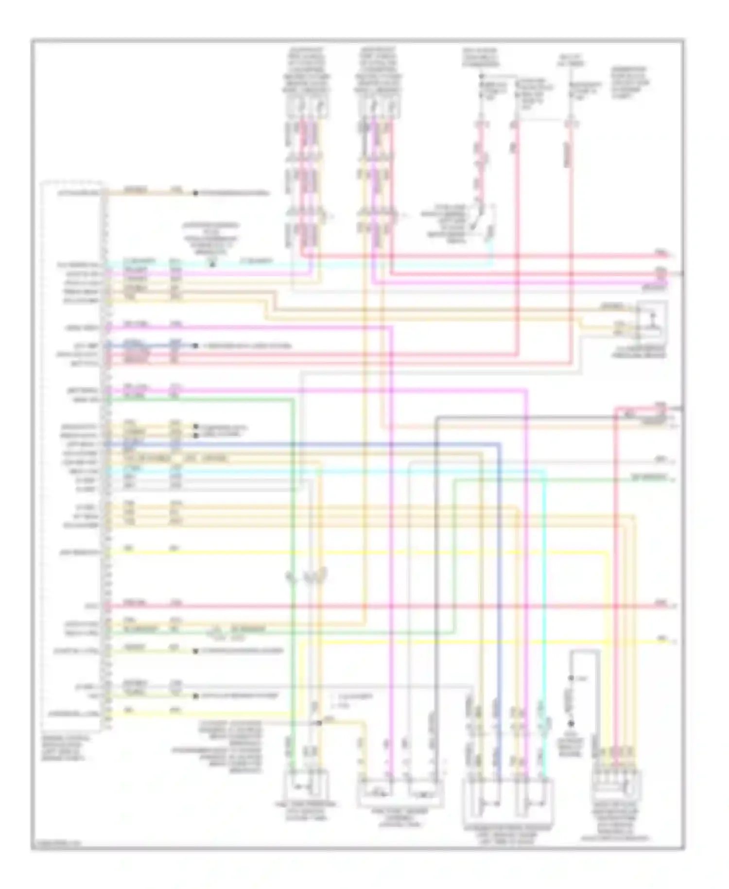 Savana Camper Special G3500 GMC  (1996-2011): Wiring diagram engine performance 6.0l vin g (1 of 5)