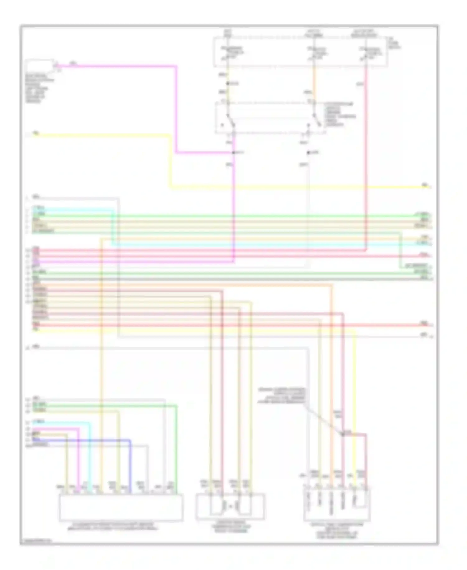 Savana Camper Special G3500 GMC  (1996-2011): Wiring diagram engine performance 6.5l vin fs, federal (2 of 4)