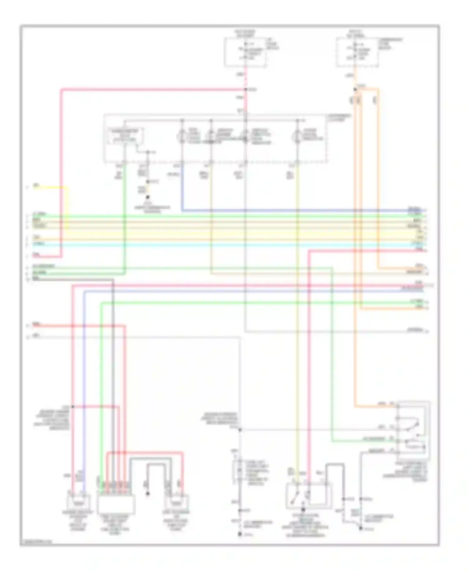 Savana Camper Special G3500 GMC  (1996-2011): Wiring diagram engine performance 6.5l vin fs, federal (3 of 4)