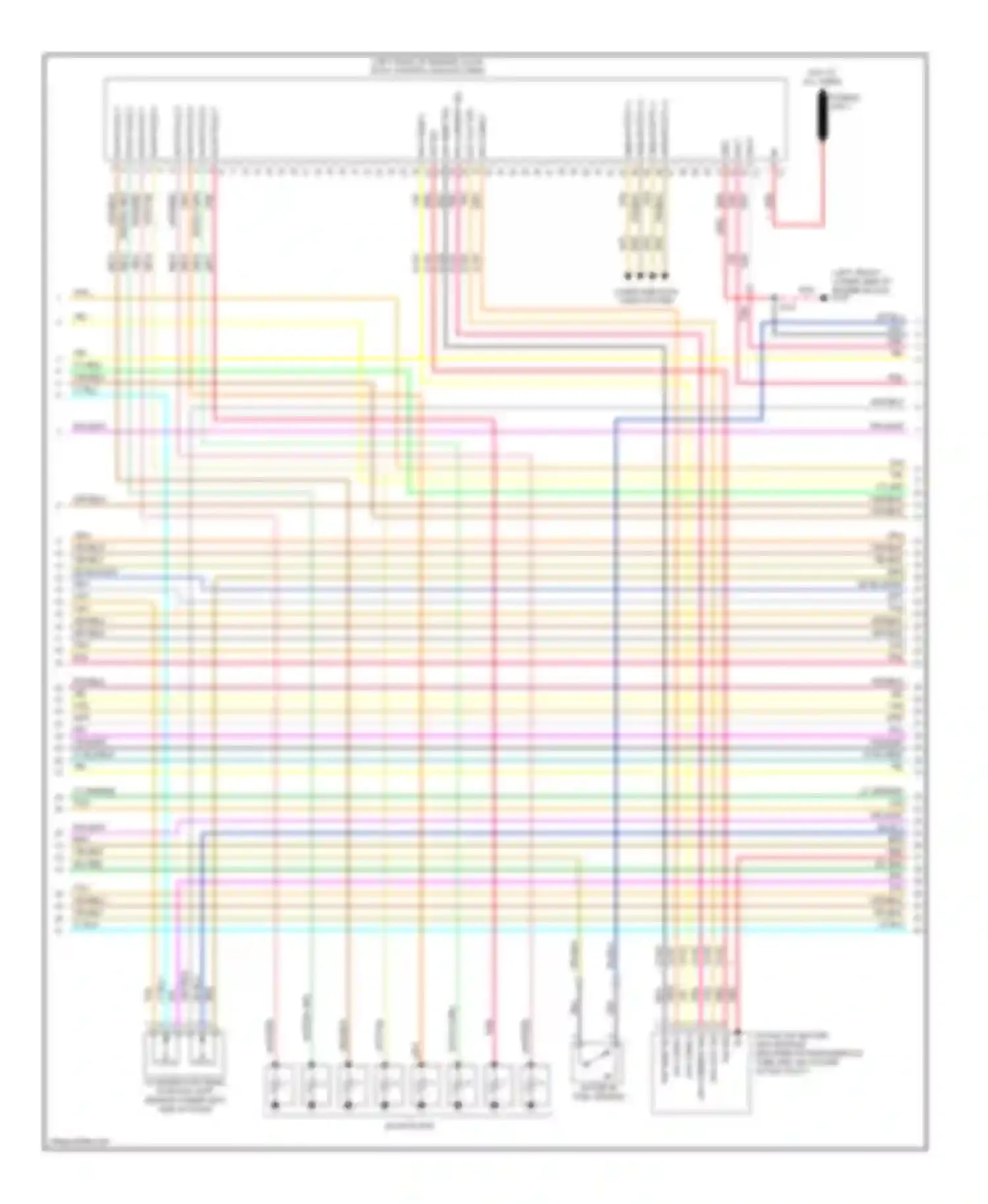 Savana Camper Special G3500 GMC  (1996-2011): Wiring diagram engine performance 6.6l vin 2 (2 of 6)