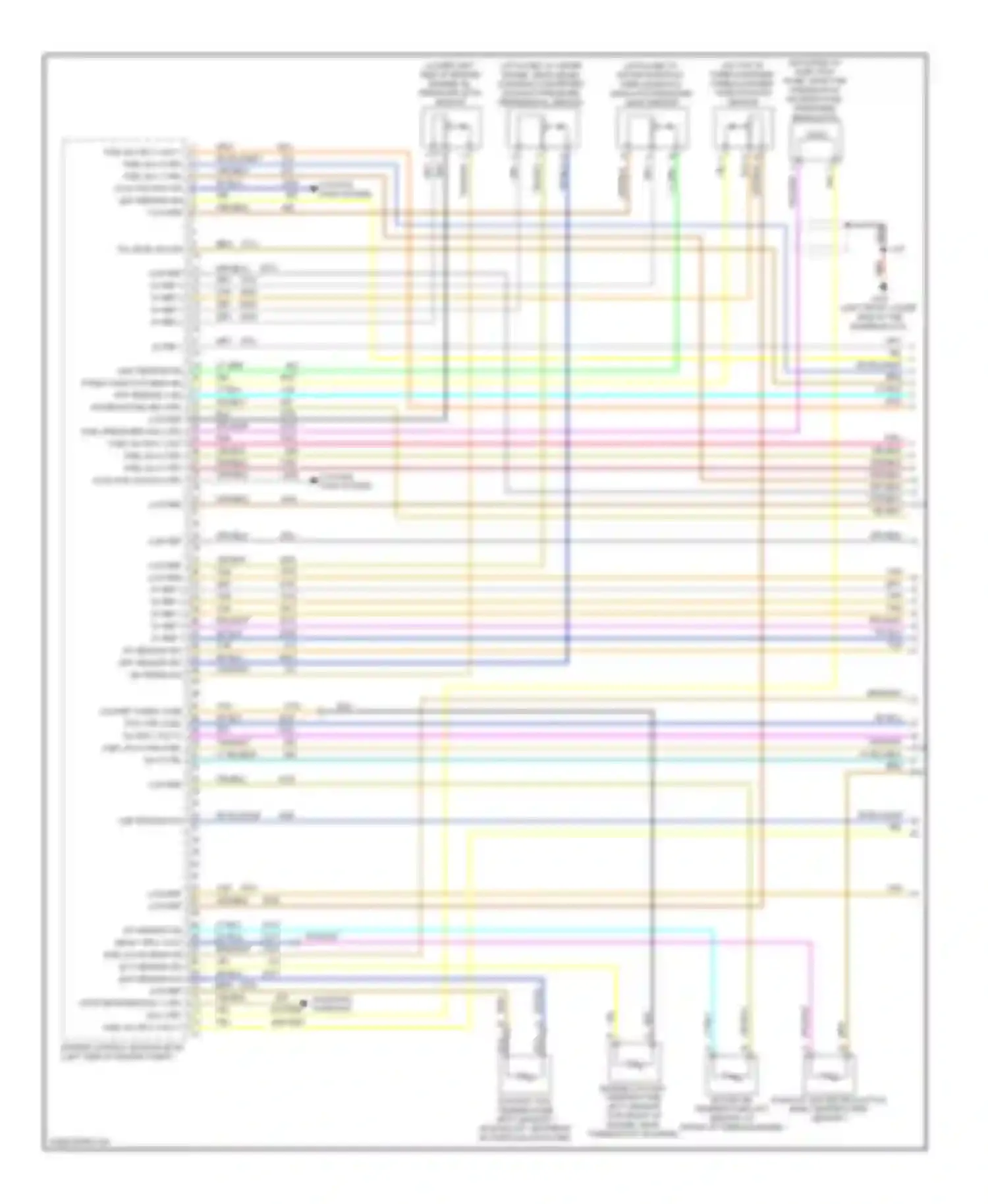 Savana Camper Special G3500 GMC  (1996-2011): Wiring diagram engine performance 6.6l vin 6 (1 of 5)
