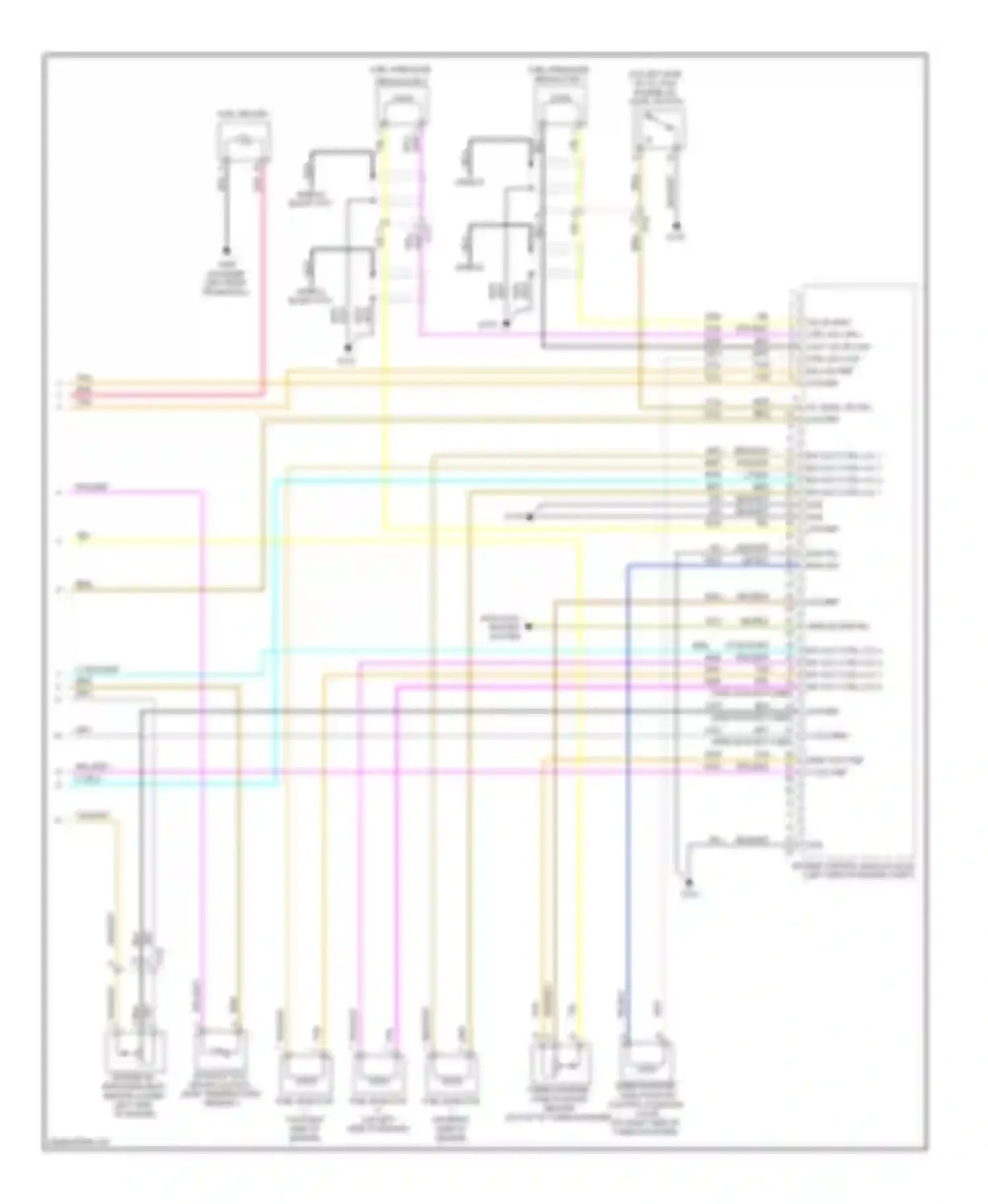 Savana Camper Special G3500 GMC  (1996-2011): Wiring diagram engine performance 6.6l vin l (6 of 6)