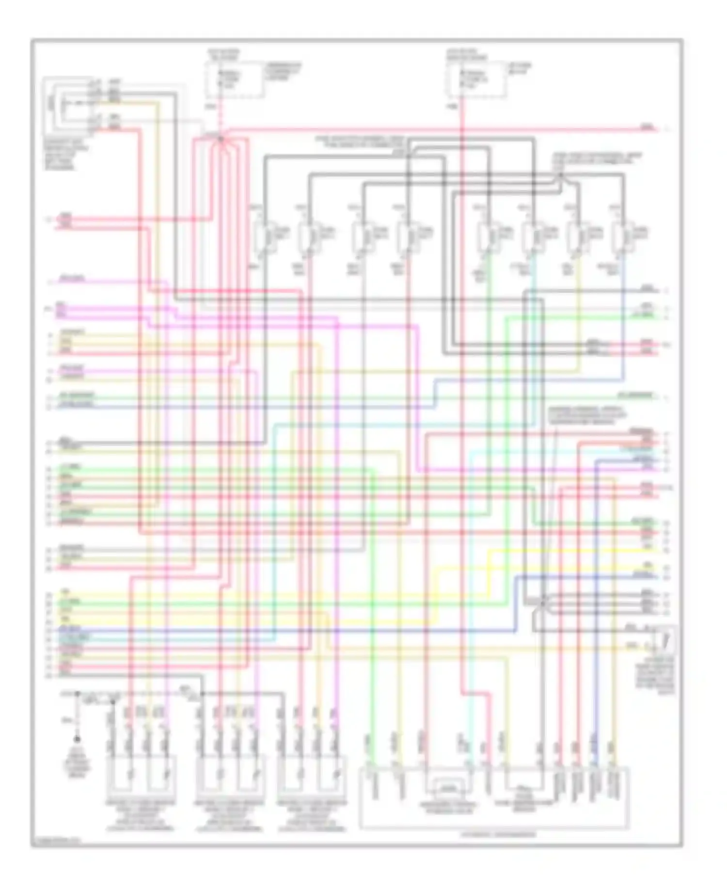 Savana Camper Special G3500 GMC  (1996-2011): Wiring diagram engine performance 7.4l (vin j)s (2 of 4)