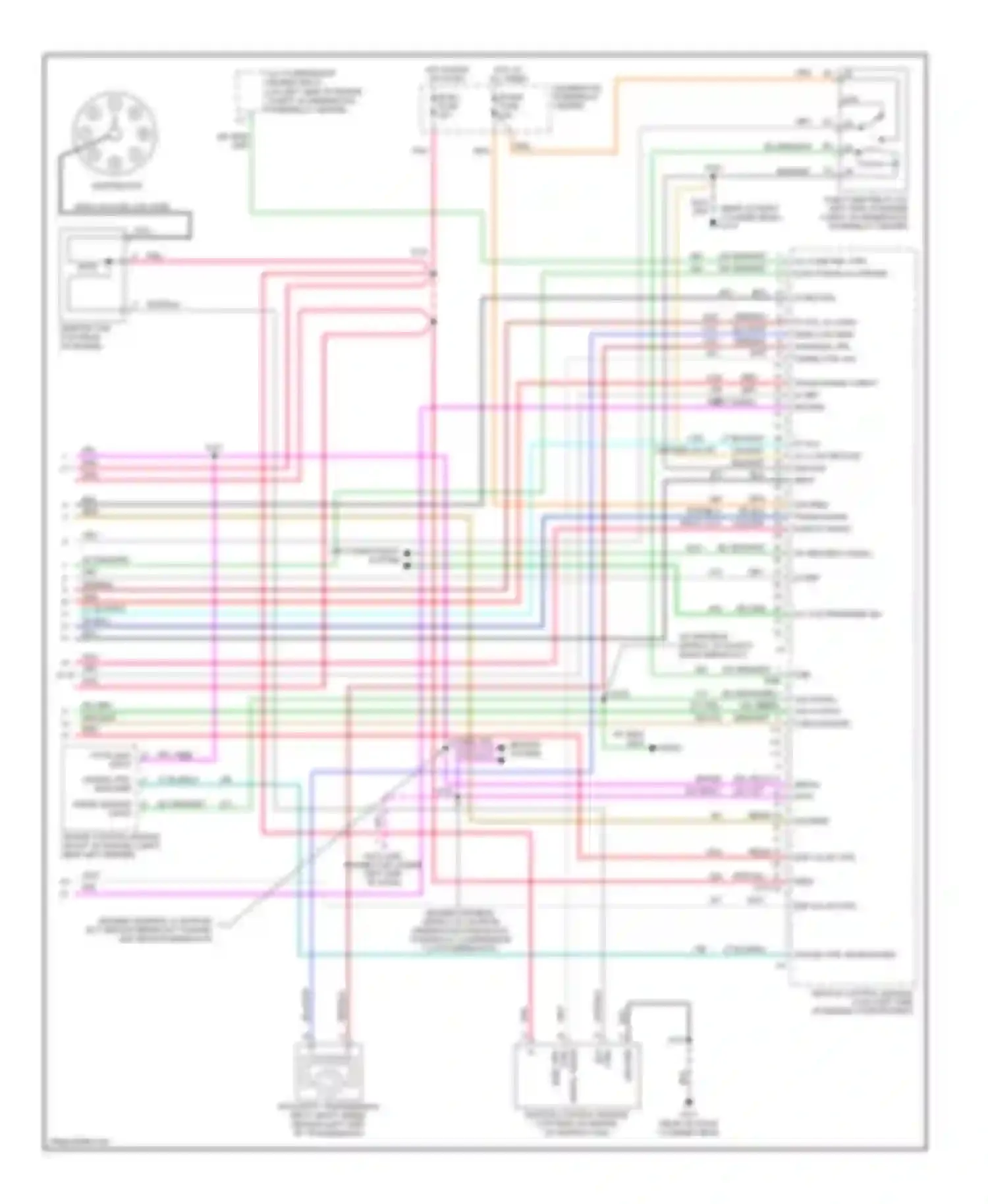 Savana Camper Special G3500 GMC  (1996-2011): Wiring diagram engine performance 7.4l (vin j)s (4 of 4)
