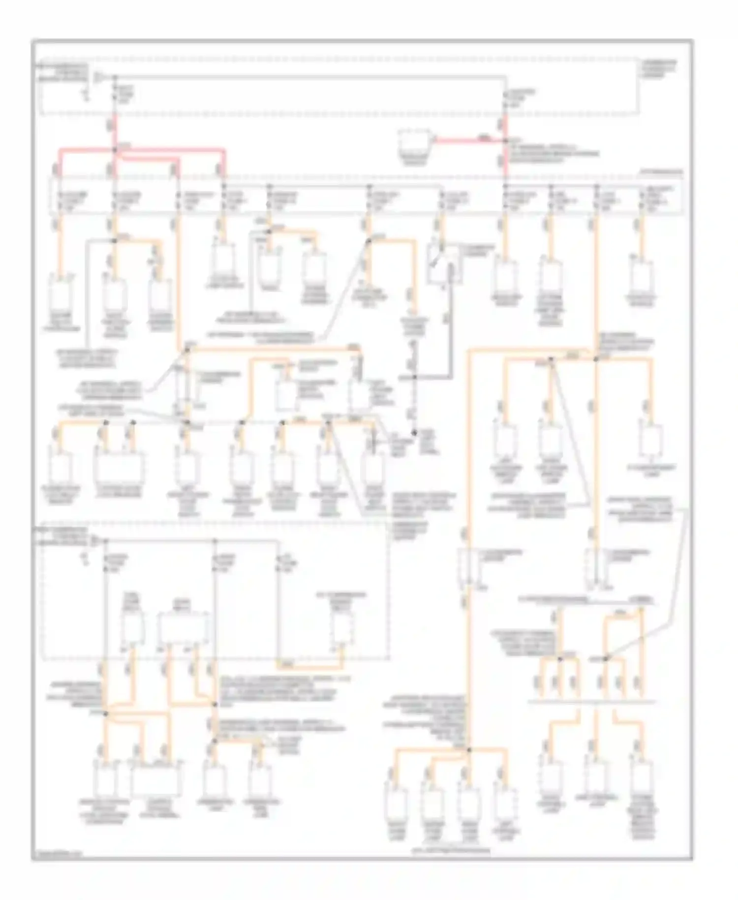 Savana Camper Special G3500 GMC  (1996-2011): Power distribution circuit (2 of 4)