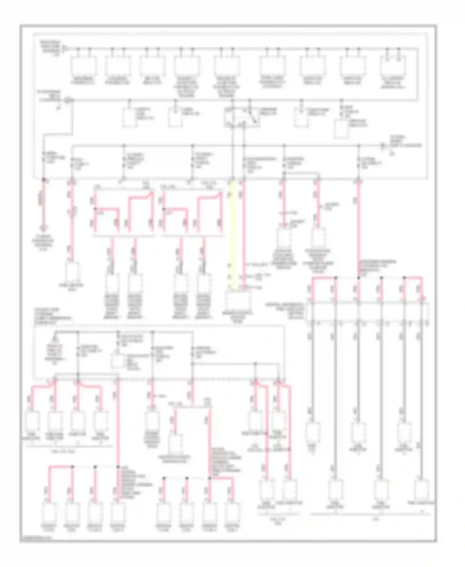 Savana Camper Special G3500 GMC  (1996-2011): Power distribution circuit (2 of 5)