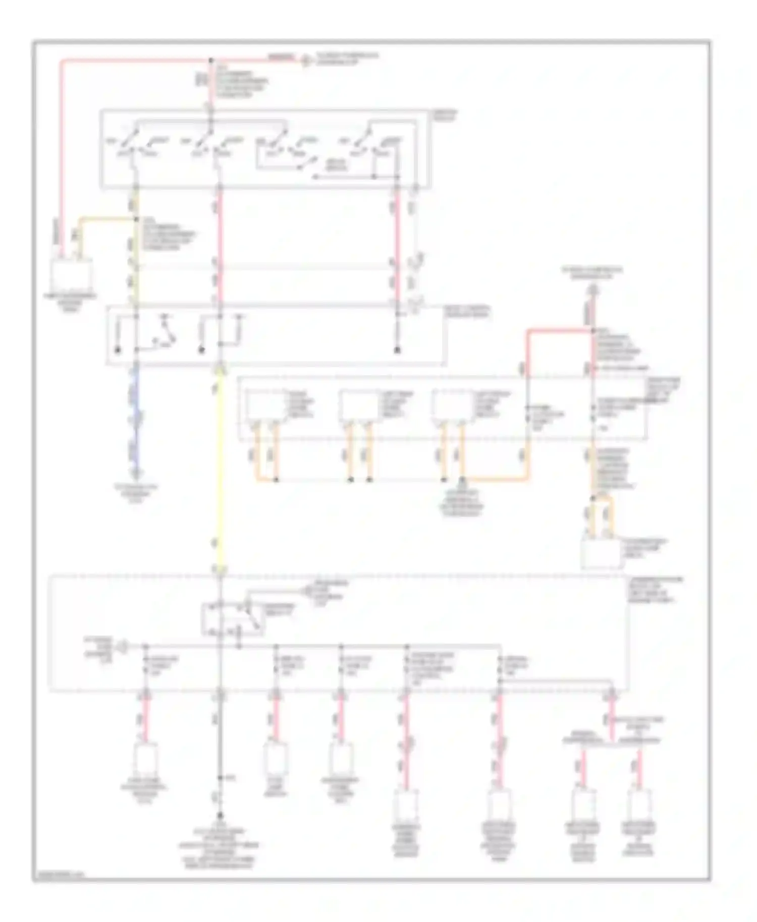 Savana Camper Special G3500 GMC  (1996-2011): Power distribution circuit (3 of 5)