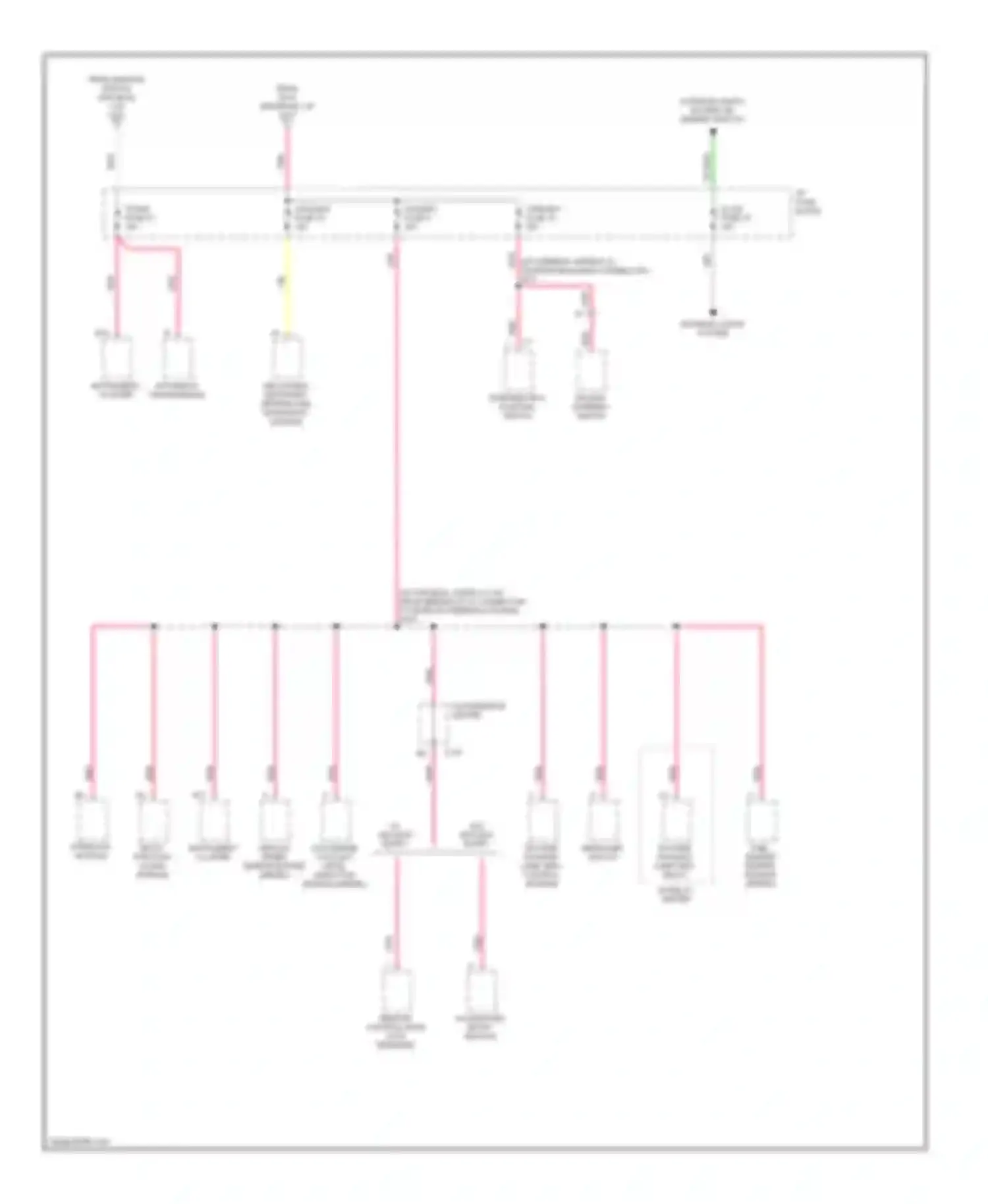 Savana Camper Special G3500 GMC  (1996-2011): Power distribution circuit (4 of 4)