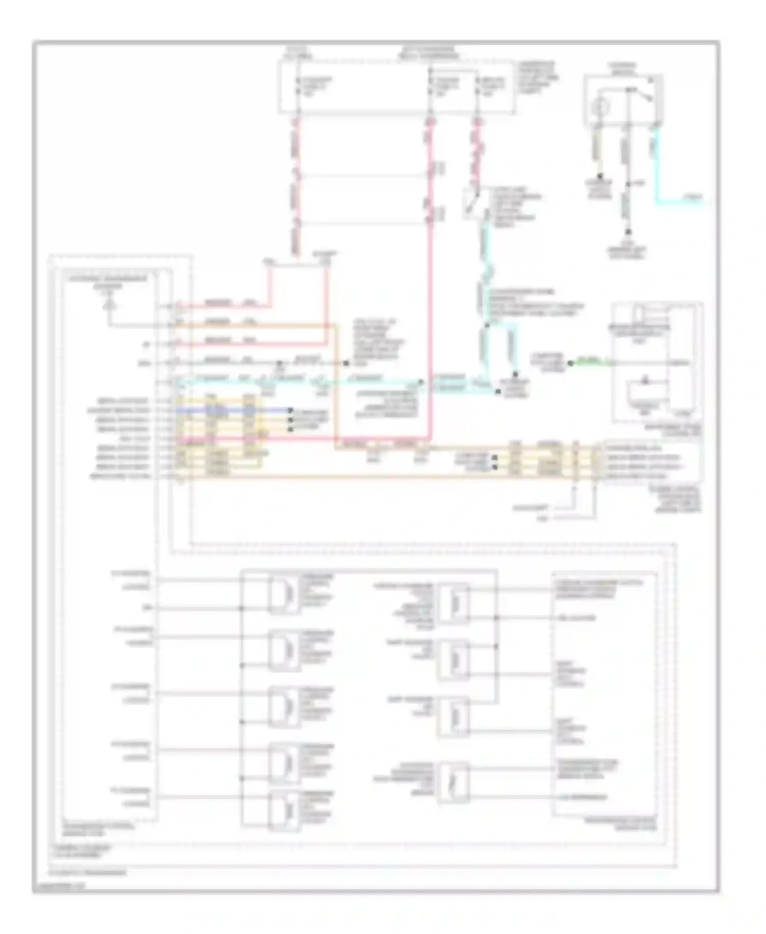 Savana Camper Special G3500 GMC  (1996-2011): Transmission circuit (1 of 2)
