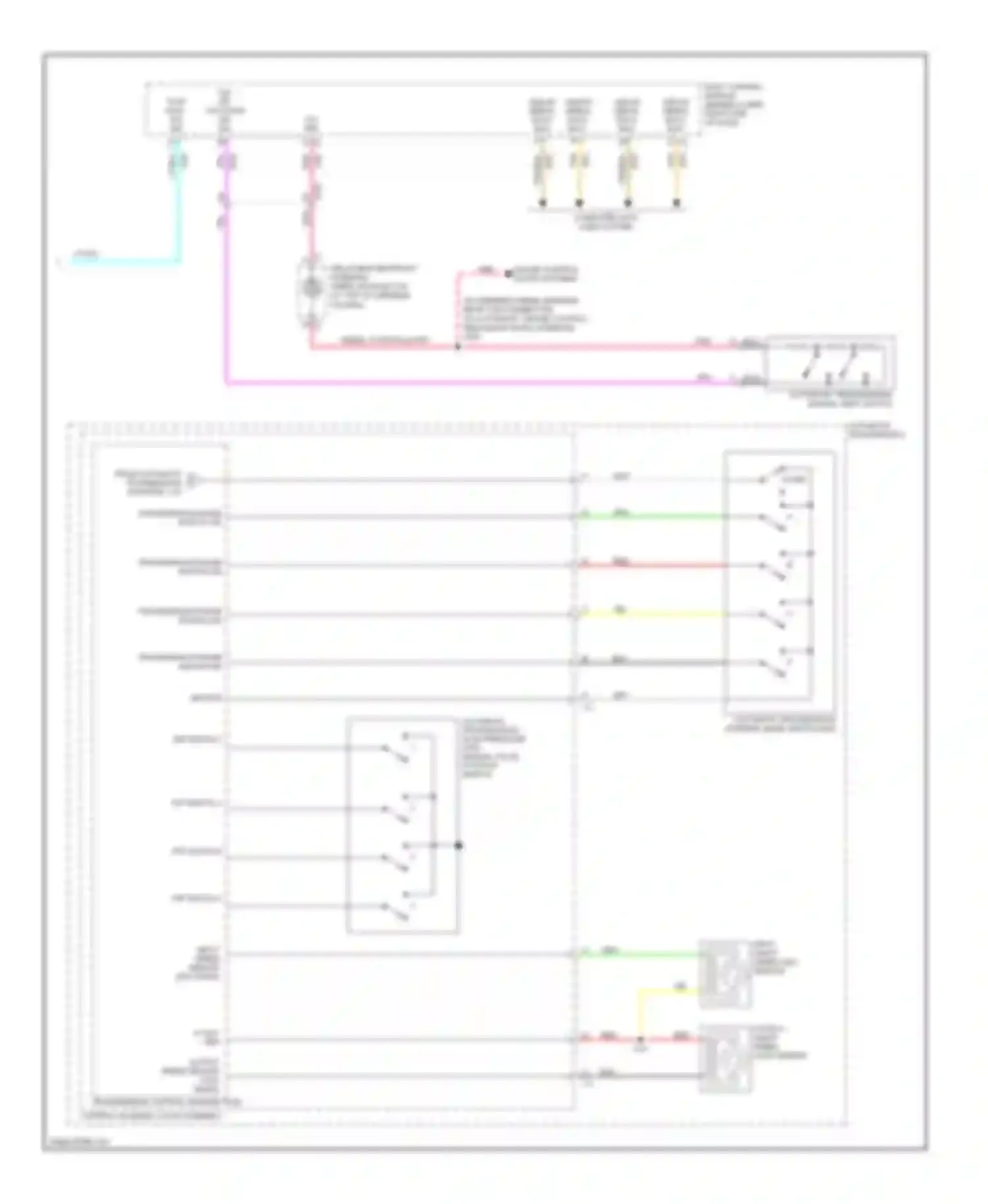 Savana Camper Special G3500 GMC  (1996-2011): Transmission circuit (2 of 2)