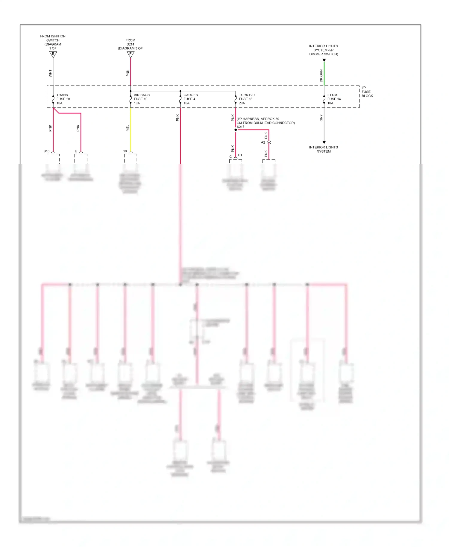 GMC Savana Camper Special G3500  (1996-2011) passlock module multi- function alarm module wiring diagram  (1 of 1)