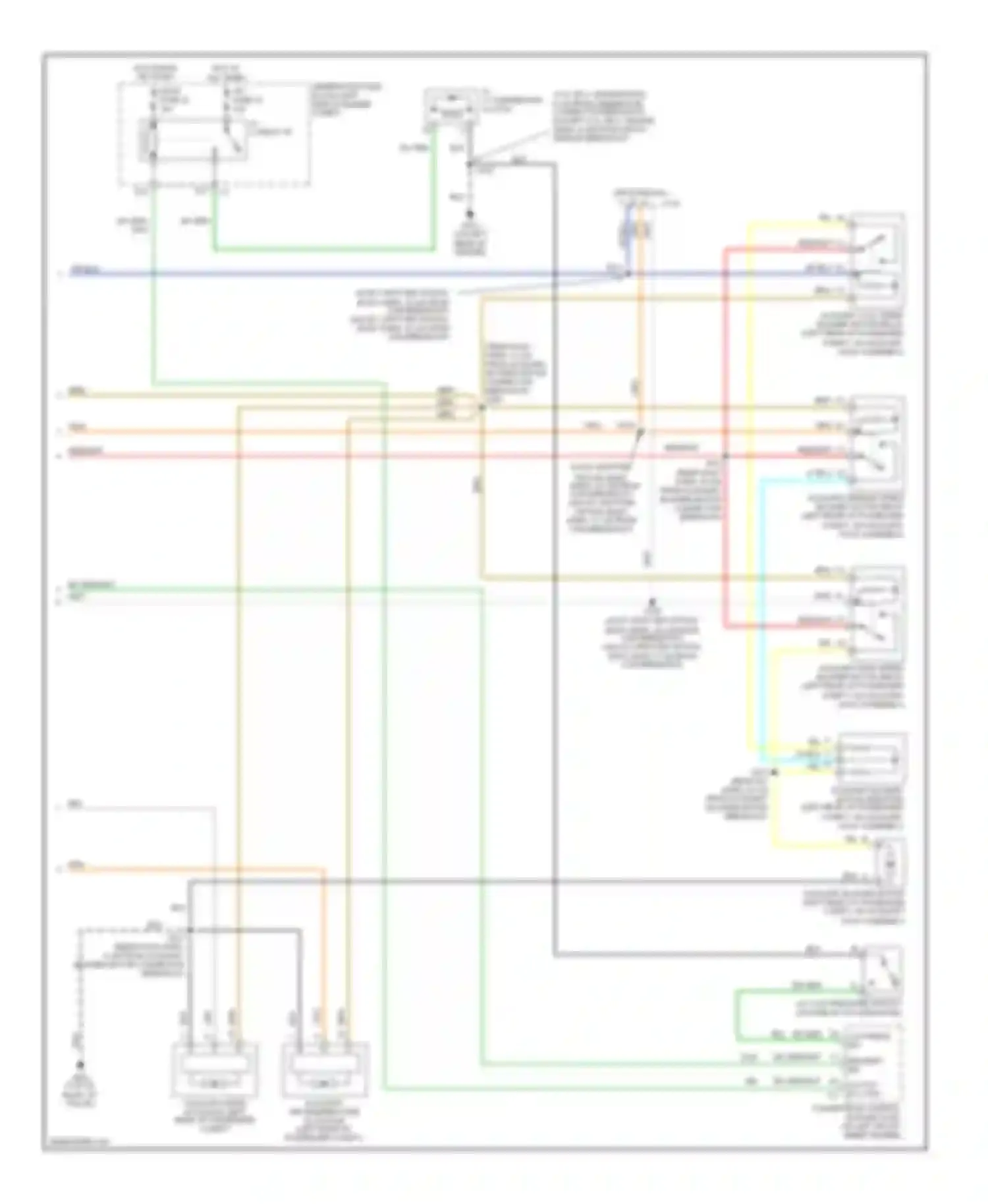 Savana G1500 GMC  (1996-2013): Manual a/c circuit, passenger van (2 of 2)